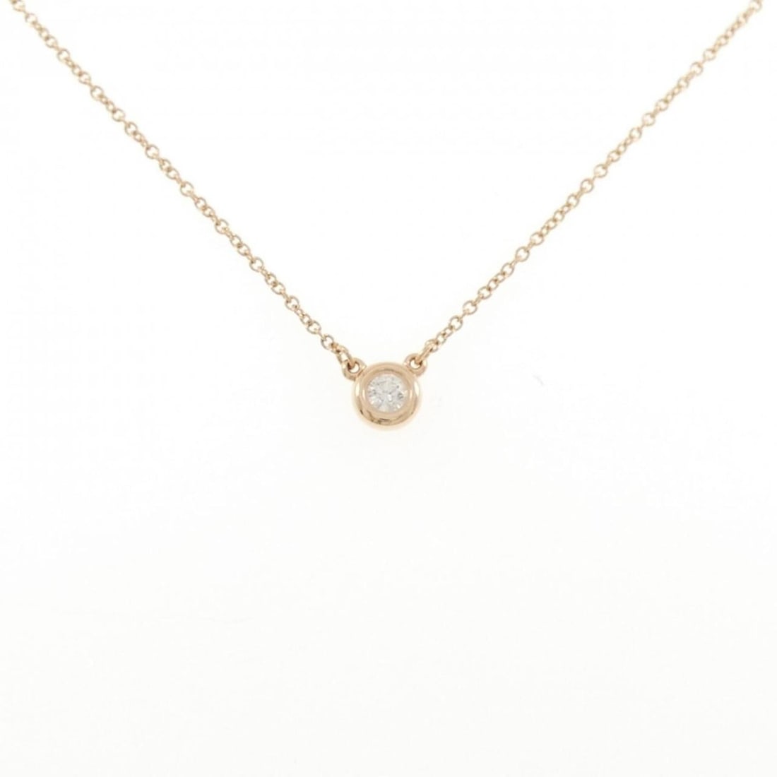 Tiffany & Co. By the Yard Necklace: --- Catalog ---Category: SizePendant Size: 5.1mm / 0.2''Neck Circumference: 42 cm / 16.53''Category: DesignGender: WomenMaterial: Pink gold (18K)Necklace Type: NecklaceCategory: GeneralBrand: