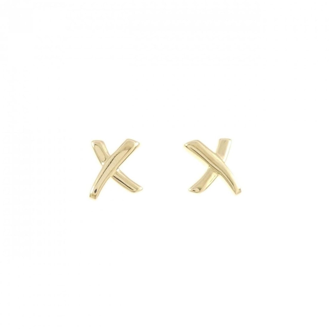 Tiffany Kiss Earrings: --- Catalog ---Category: SizeSize (HxWxD): 8.30mm x 7.60mm / 0.33'' x 0.30''Category: DesignType: Stud earringsGender: WomenMaterial: Yellow gold (18K)Category: GeneralBrand: Tiffany--- Item List