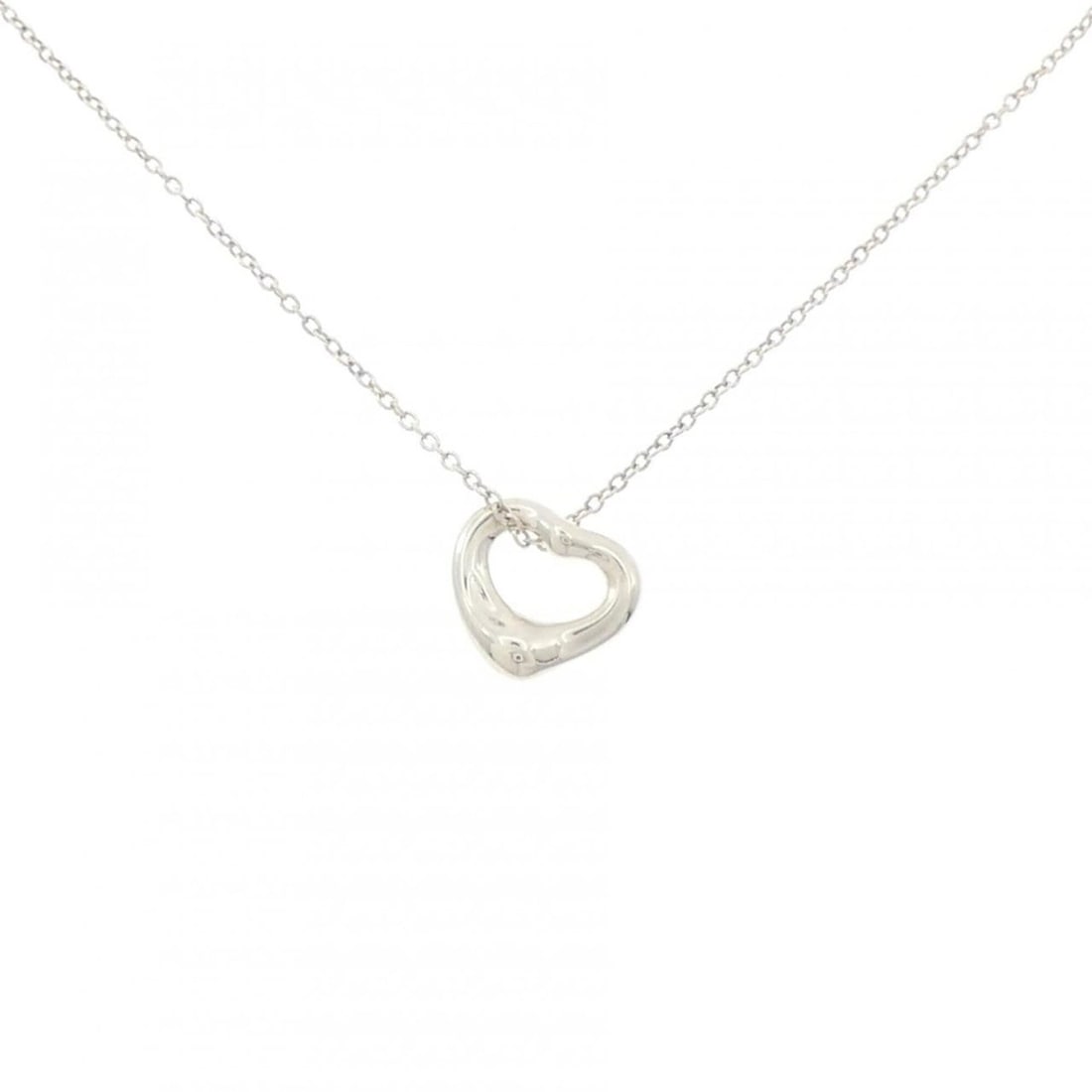 Tiffany Open Heart Necklace: --- Catalog ---Category: SizePendant Size: 10.8mm x 10.3mm / 0.42'' x 0.4''Neck Circumference: 40 cm / 15.74''Category: DesignGender: WomenMaterial: Silver 925Pendant Type: PendantNecklace Type: