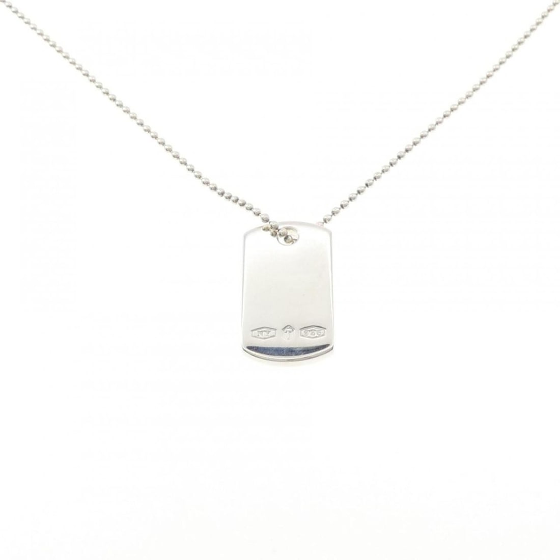 Tiffany & Co. 1837 Makers I.D. Tag Necklace: --- Catalog ---Category: SizePendant Size: 32.5mm x 17.9mm / 1.27'' x 0.7''Neck Circumference: 61 cm / 24.01''Category: DesignGender: Women,MenMaterial: Silver 925Pendant Type: PendantNecklace Type: N