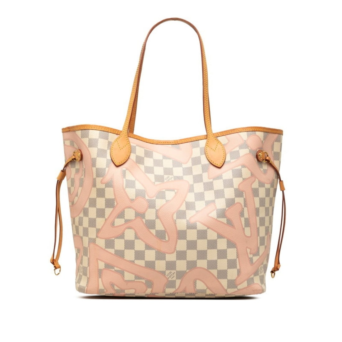 Louis Vuitton Damier Azur Neverfull MM Tahiti Collection Tote Bag Shoulder N41050 White Rose: --- Catalog ---Category: SizeSize (HxWxD): 27cm x 16cm / 10.62'' x 6.29''Category: DesignType: Pouch, Shoulder bag, Tote bagColor: Rose ballerine, WhiteGender: WomenMaterial: Damier Azur Category: Gen