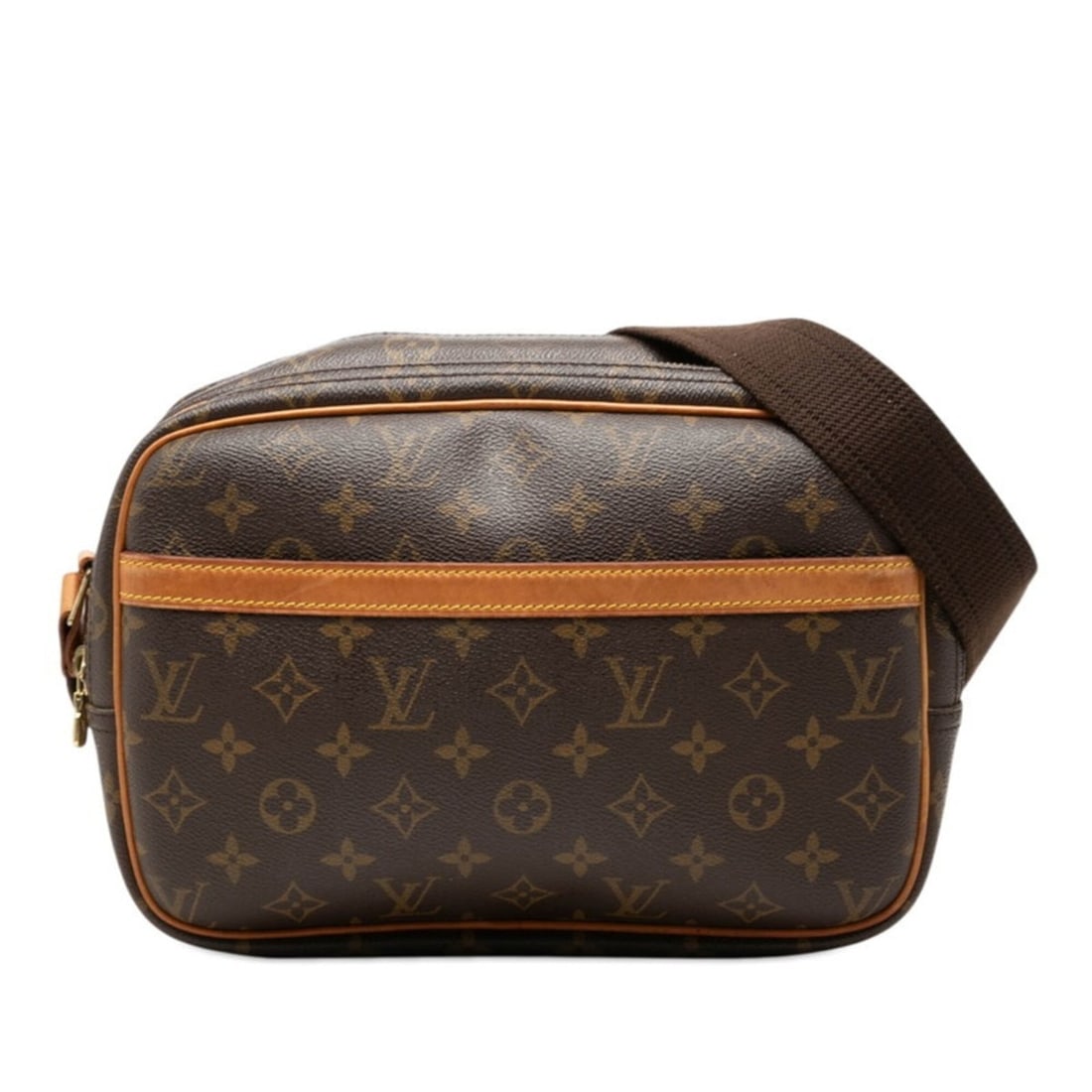 Louis Vuitton Monogram Reporter PM Crossbody Shoulder Bag M45254 Brown Leather Women's LOUIS VUITTON: --- Catalog ---Category: SizeSize (HxWxD): 20cm x 27cm x 12cm / 7.87'' x 10.62'' x 4.72''Category: DesignType: Shoulder bagColor: Brown, MonogramGender: WomenMaterial: Monogram Category: GeneralMPN: M