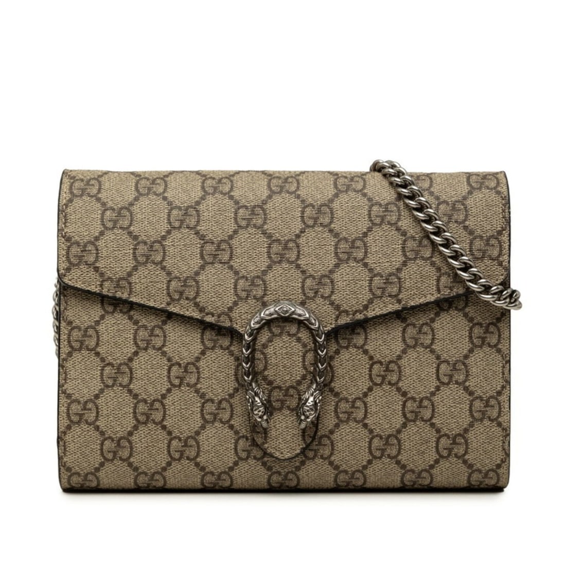Gucci GG Supreme Dionysus Chain Wallet Shoulder Bag 401231 Beige Leather Women's GUCCI: --- Catalog ---Category: SizeSize (HxWxD): 14cm x 20cm x 4cm / 5.51'' x 7.87'' x 1.57''Category: DesignType: Shoulder bagColor: BeigeGender: WomenMaterial: GG Supreme Category: GeneralMPN: 401231Brand