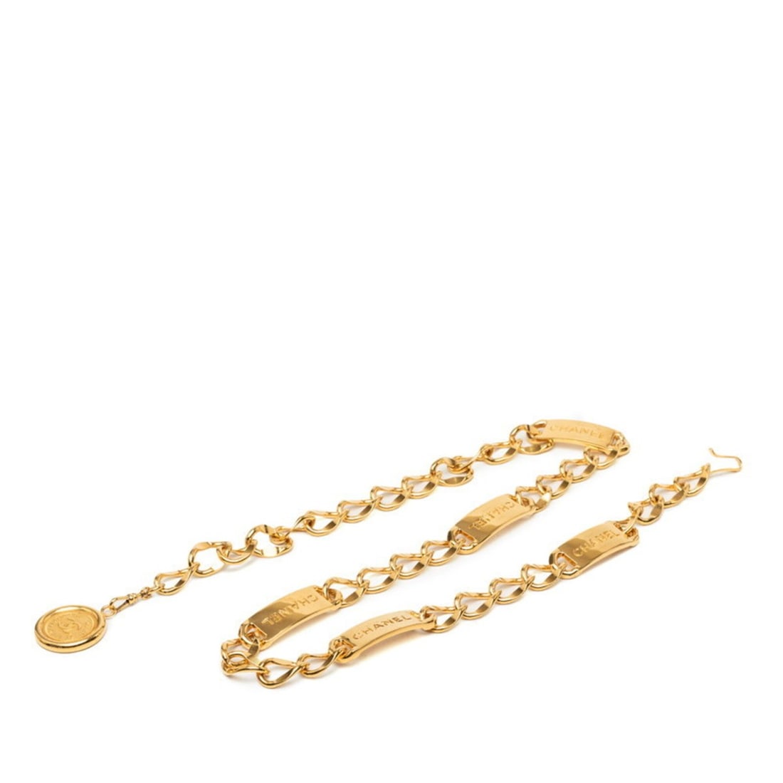 Chanel Logo Plate Coco Mark 31 RUE CAMBON Chain Belt Gold Plated Women's CHANEL (1 of 15)