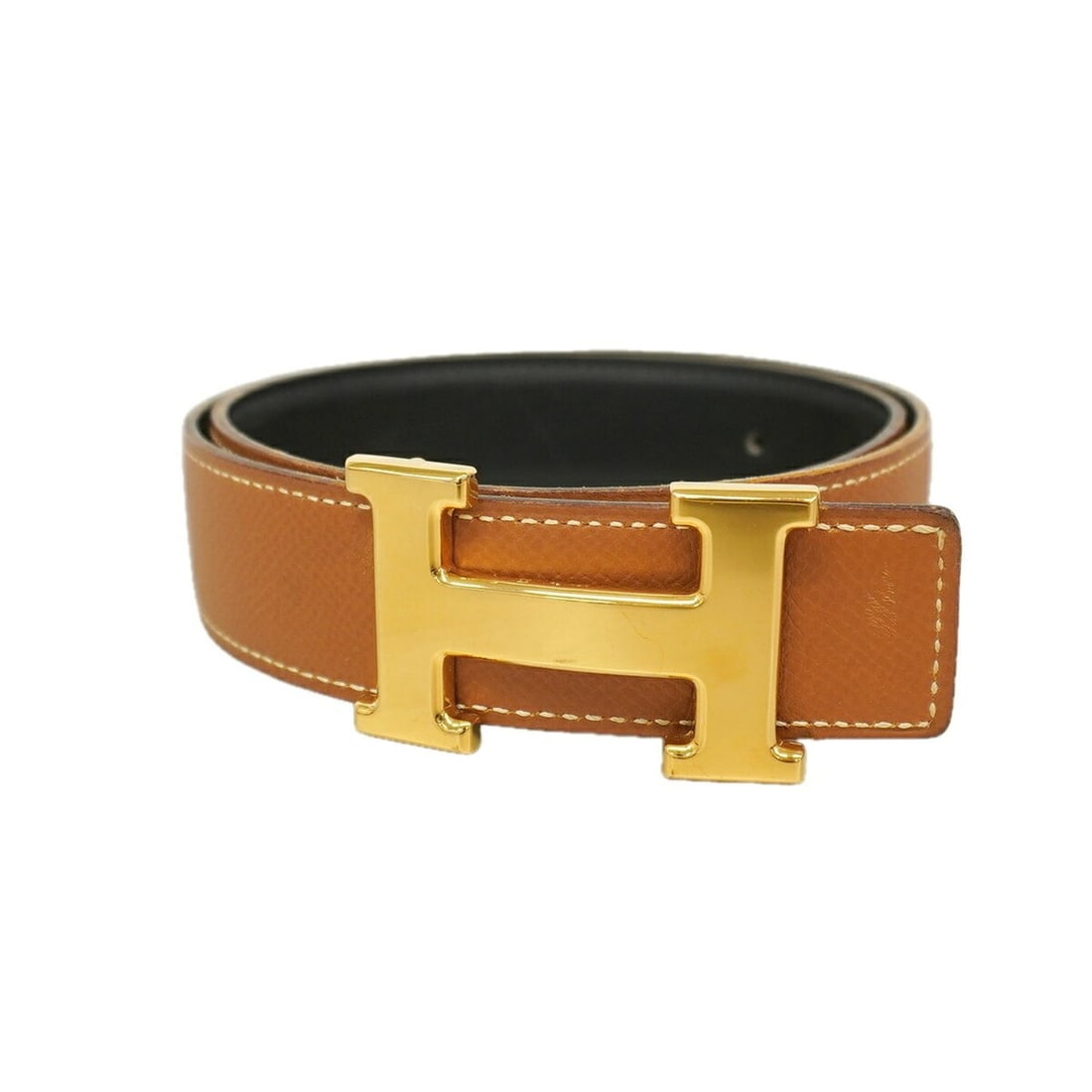Hermes Constance Belt, Courchevel Box Calf Leather, Gold and Black, with ?Y stamp, for Men Women: --- Catalog ---Category: SizeLength: 66cm - 71cm / 25.98'' - 27.95''Category: DesignType: Standard beltColor: Black, GoldGender: Men,WomenLeather/Fur Type: Graine couchevel leatherMaterial (Strap): Le