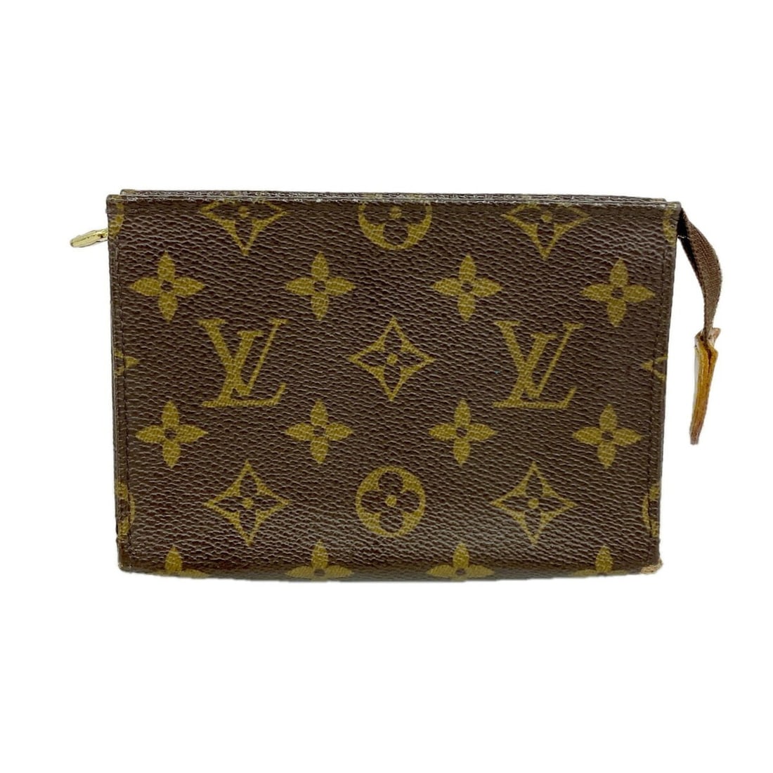 Louis Vuitton Monogram Pochette Toilette 15 Bag/Pouch M47546 Brown Women's: --- Catalog ---Category: SizeSize (HxWxD): 10cm x 14.5cm x 2cm / 3.93'' x 5.7'' x 0.78''Category: DesignType: PouchColor: BrownGender: WomenCategory: GeneralMPN: M47546Brand: Louis Vuitton--- Item Lis