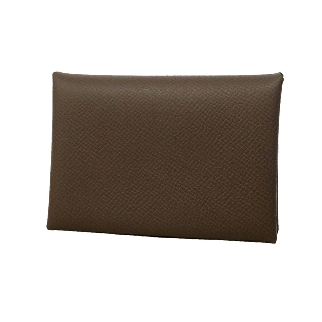Hermes Calvi Duo Wallet/Coin Case, Veau Epsom Leather, Ecorse, B Stamp, Men's/Women's: --- Catalog ---Category: SizeSize (HxWxD): 7.5cm x 10.5cm x 2cm / 2.95'' x 4.13'' x 0.78''Category: DesignType: Coin purse/coin caseColor: BrownGender: Men,WomenMaterial: Leather Leather/Fur Type: Eps