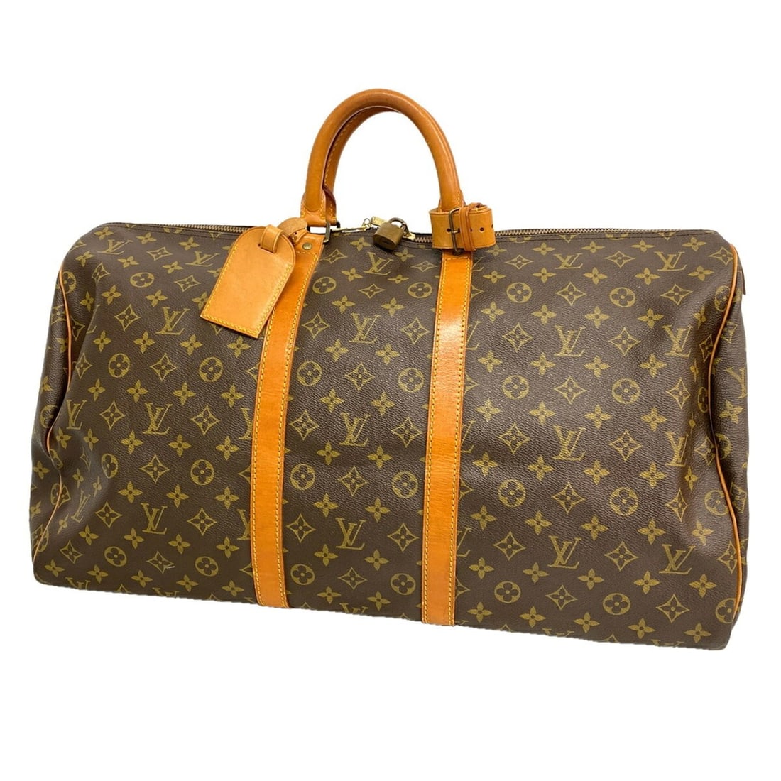 Louis Vuitton Bags - Boston Monogram Keepall 55 M41424 Brown Men's & Women's: --- Catalog ---Category: SizeSize (HxWxD): 30cm x 55cm x 25cm / 11.81'' x 21.65'' x 9.84''Category: DesignType: Boston bagColor: BrownGender: Men,WomenCategory: GeneralMPN: M41424Brand: Louis Vuitton-