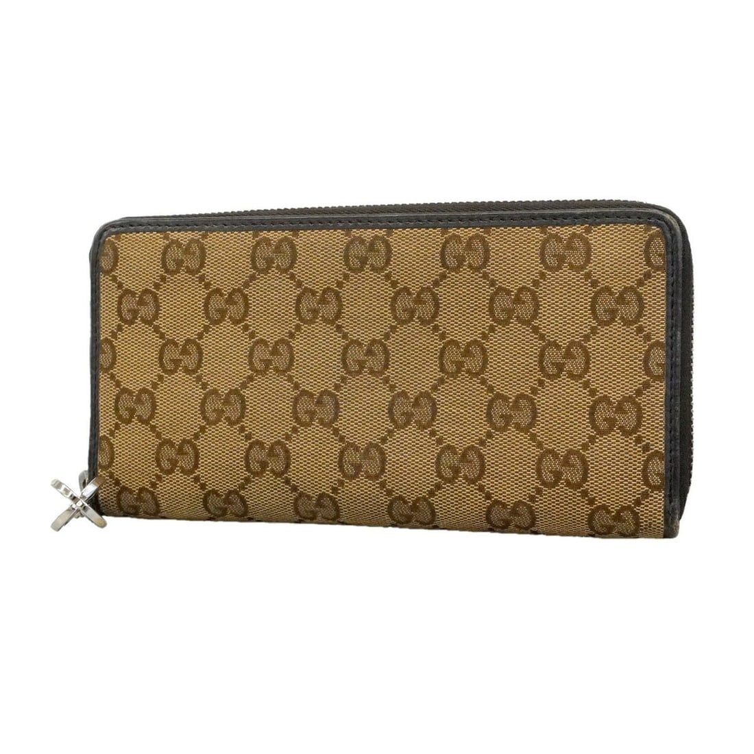 Gucci GG Canvas Long Wallet 233025 Brown Women's (1 of 10)