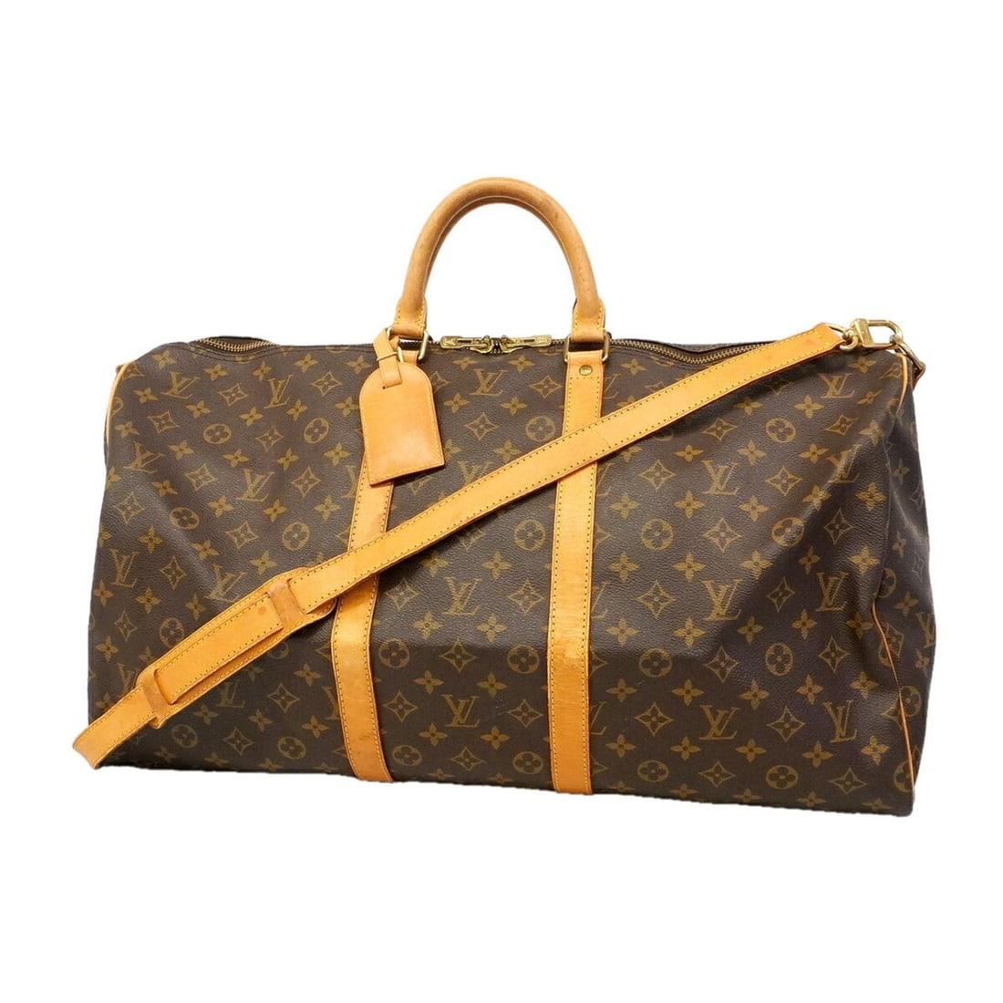 Louis Vuitton Bag - Boston Monogram Keepall Bandoulière 55 M41414 Brown Men's Women's P3460144: --- Catalog ---Category: SizeSize (HxWxD): 31cm x 55cm x 26cm / 12.2'' x 21.65'' x 10.23''Category: DesignType: Boston bagColor: BrownGender: Men,WomenCategory: GeneralMPN: M41414Brand: Louis Vuitton-
