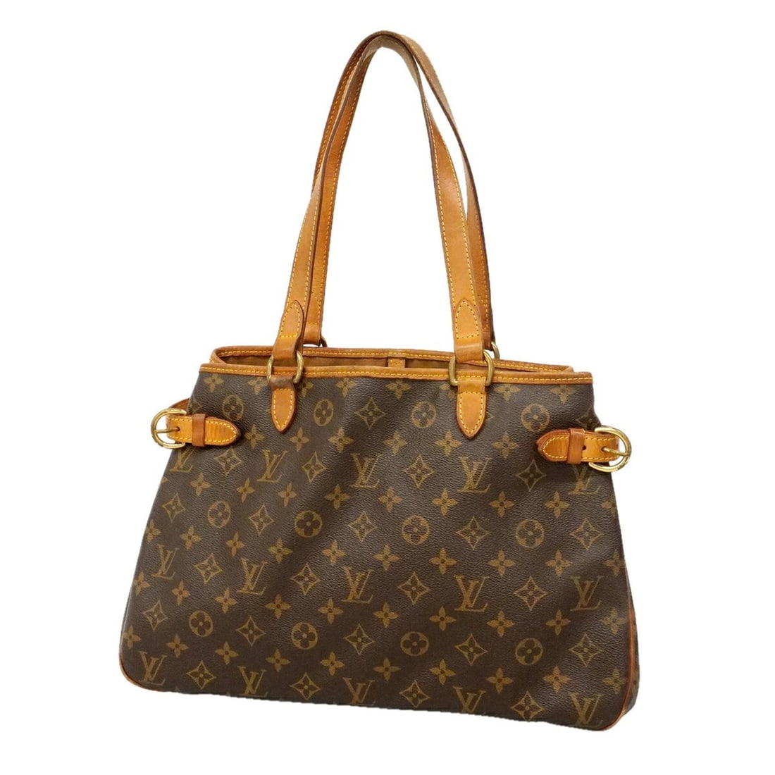 Louis Vuitton Monogram Batignolles Horizontal Tote Bag M51154 Brown Women's OP014050