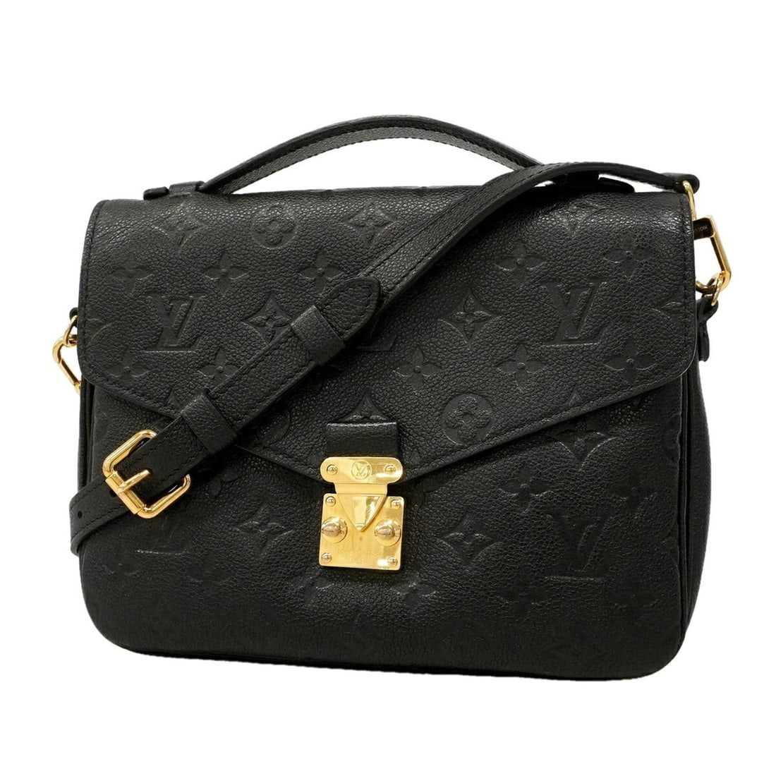 Louis Vuitton Monogram Empreinte Pochette Metis MM Handbag M41487 Noir 2-way bag for women OP012952: --- Catalog ---Category: SizeSize (HxWxD): 21cm x 25cm x 6cm / 8.26'' x 9.84'' x 2.36''Category: DesignType: HandbagColor: NoirGender: WomenCategory: GeneralMPN: M41487Brand: Louis Vuitton--- Item Lis