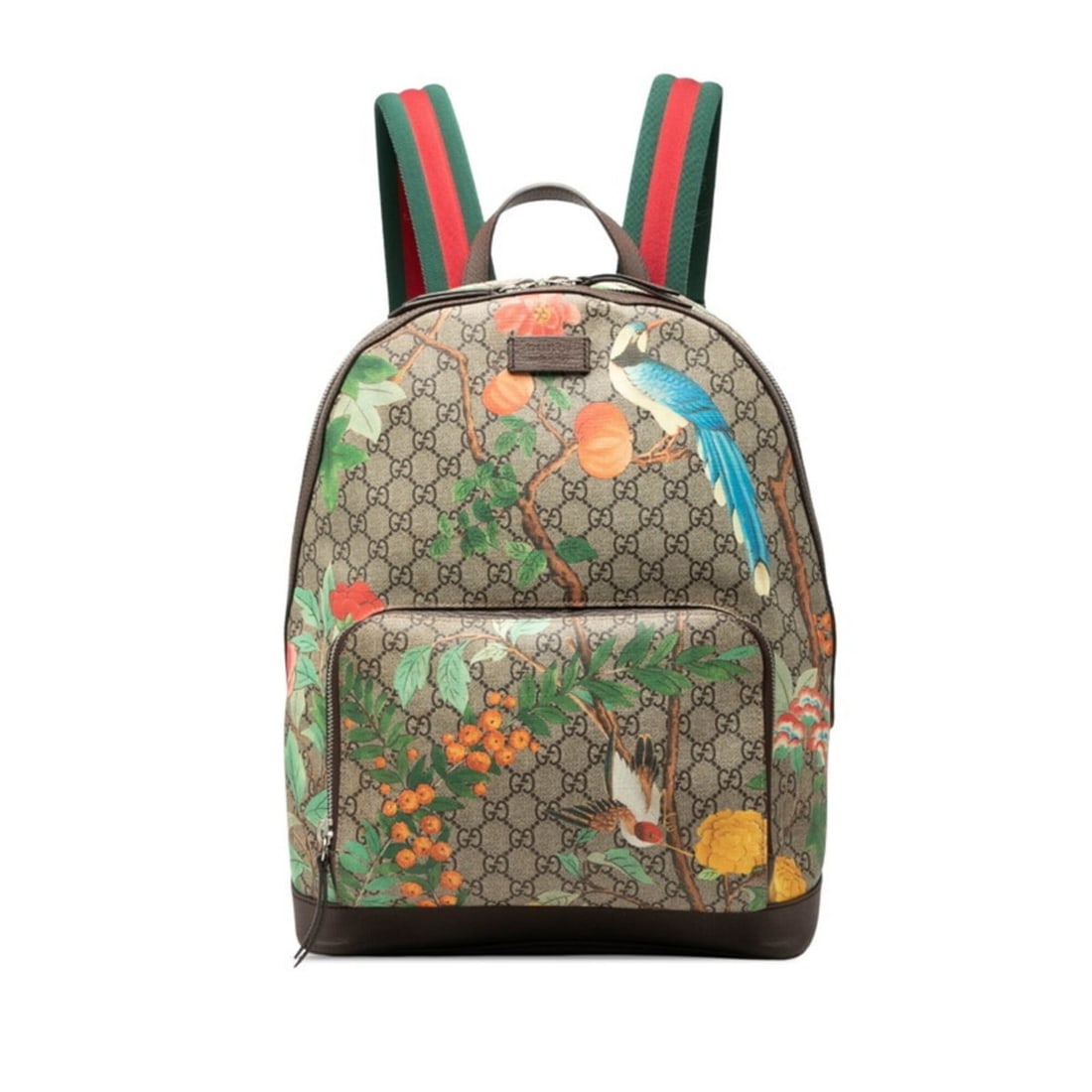 Gucci GG Supreme Tian Cherie Line Backpack 428027 Beige Brown Leather Women's GUCCI (1 of 6)