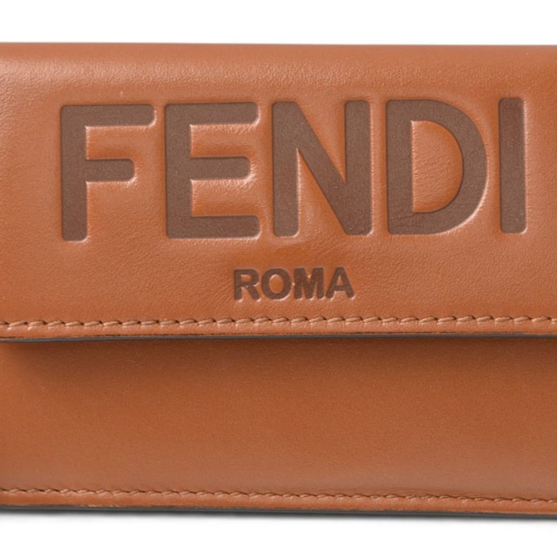 Fendi wallet, mini FENDI trifold, 8M0395 AAYZ F1CJY, soft leather, brown. (1 of 14)