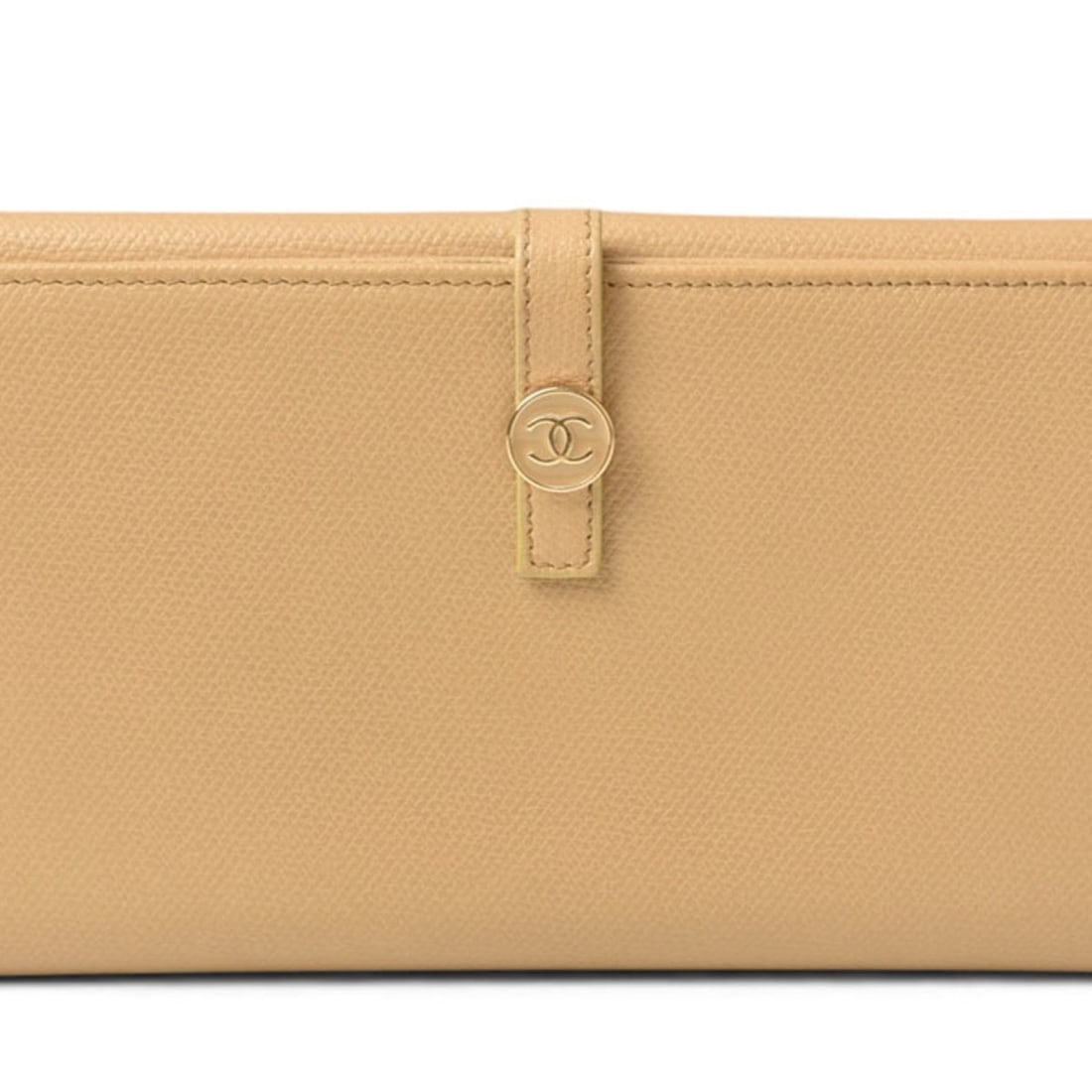 Chanel wallet, CHANEL Coco Button bi-fold long leather, beige, women's.: --- Catalog ---Category: SizeSize (HxWxD): 10.3cm x 19cm x 2.5cm / 4.05'' x 7.48'' x 0.98''Category: DesignType: Long wallet (bi-fold)Color: BeigeGender: Women,MenMaterial: Leather Category: GeneralBr