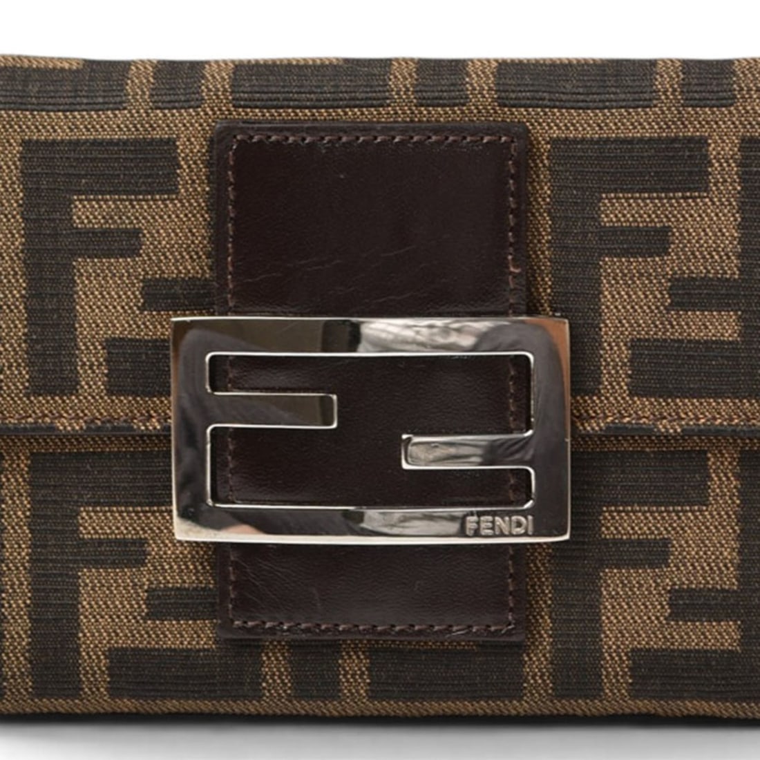 Fendi Bi-fold Wallet, FENDI ZUCCA Pattern, 8M0011, Brown: --- Catalog ---Category: SizeSize (HxWxD): 9.8cm x 13cm x 2.5cm / 3.85'' x 5.11'' x 0.98''Category: DesignType: Wallet (tri-fold)Color: BrownGender: Women,MenMaterial: Canvas Category: GeneralMPN: 8M0