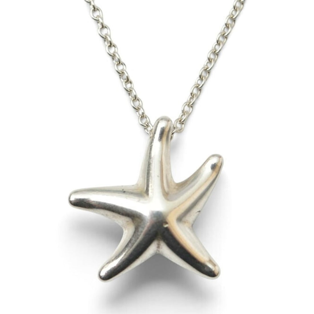 Tiffany & Co. Starfish Necklace Pendant, SV925 Silver, Women's: --- Catalog ---Category: SizePendant Size: 15mm x 15mm / 0.59'' x 0.59''Neck Circumference: 40 cm / 15.74''Category: DesignColor: SilverGender: WomenMaterial: Silver 925Pendant Type: PendantNecklace T