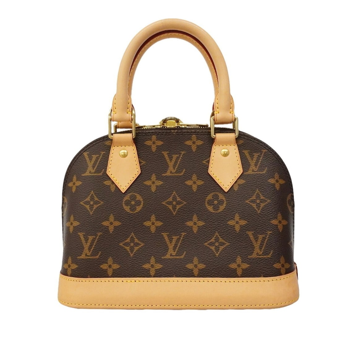 Louis Vuitton Alma BB Monogram Handbag M53152 Brown 2-way bag for women: --- Catalog ---Category: SizeSize (HxWxD): 17cm x 23cm x 11cm / 6.69'' x 9.05'' x 4.33''Category: DesignType: HandbagColor: BrownGender: WomenCategory: GeneralMPN: M53152Brand: Louis Vuitton--- Item L