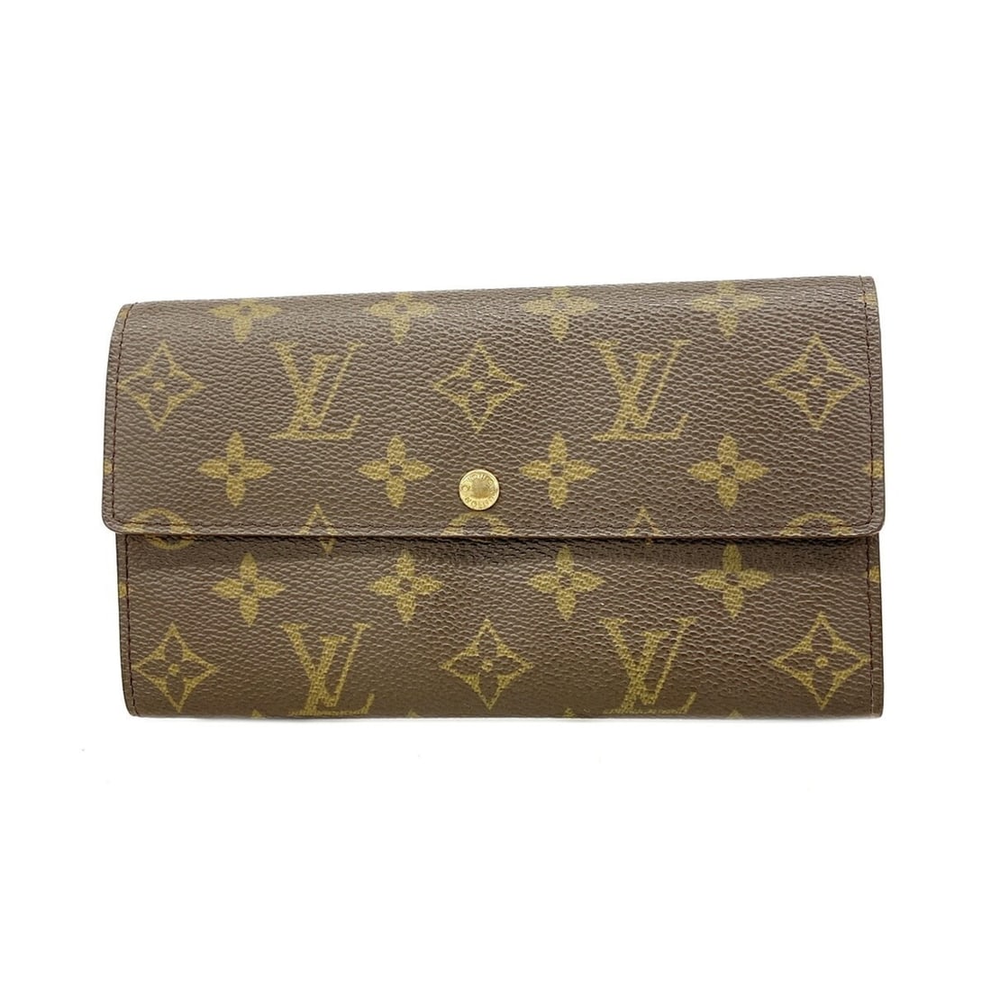 Louis Vuitton Monogram Pochette Portemonnaie Credit Long Wallet M61725 Brown Women's: --- Catalog ---Category: SizeSize (HxWxD): 10.5cm x 19cm x 2cm / 4.13'' x 7.48'' x 0.78''Category: DesignType: Long wallet (bi-fold)Color: BrownGender: WomenCategory: GeneralMPN: M61725Brand: Louis Vu