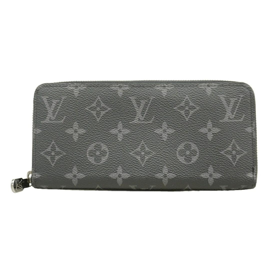 Louis Vuitton Monogram Eclipse Zippy Wallet Horizontal M11611 Black Men's Long