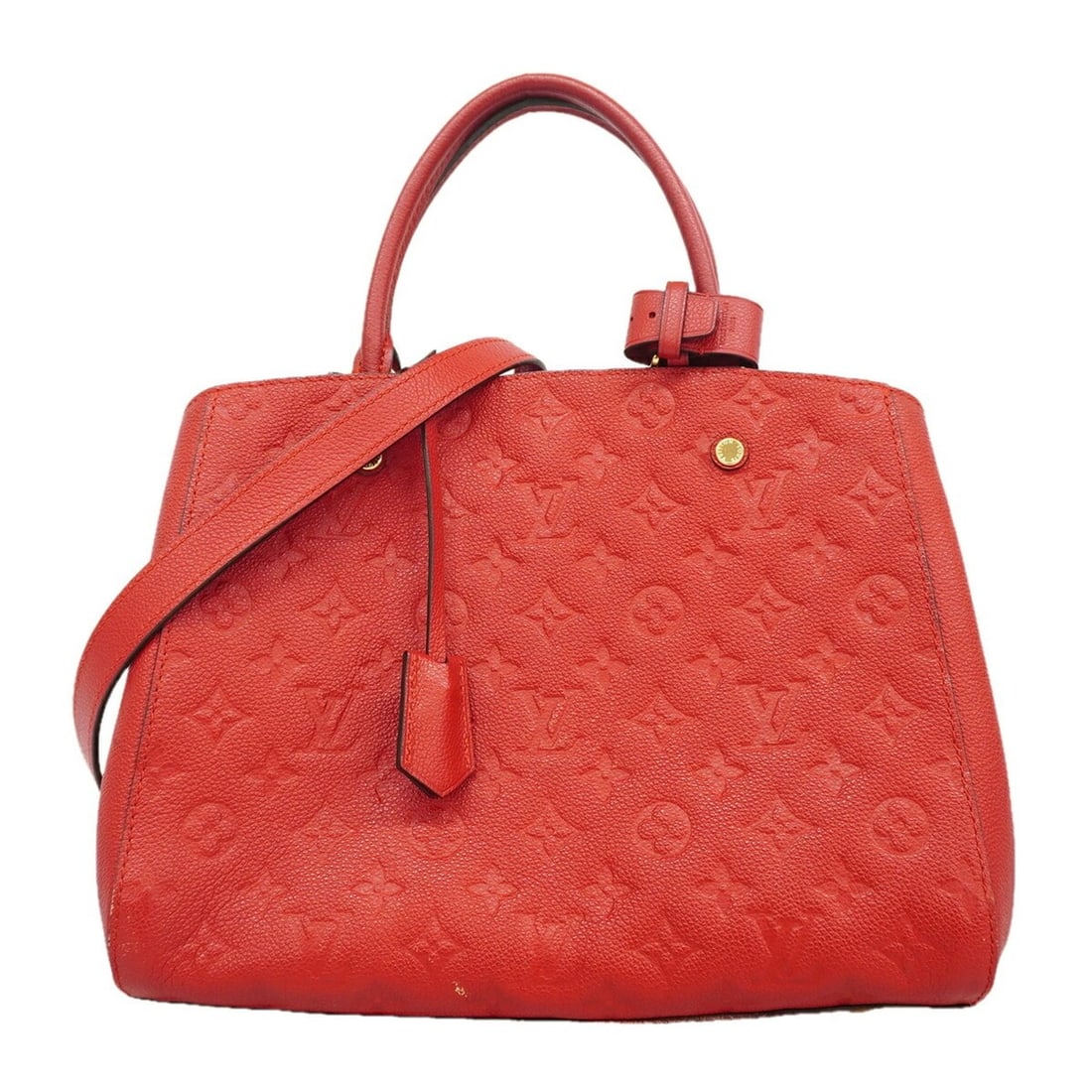 Louis Vuitton Monogram Empreinte Montaigne MM Handbag M41194 Cerise 2-way bag for women