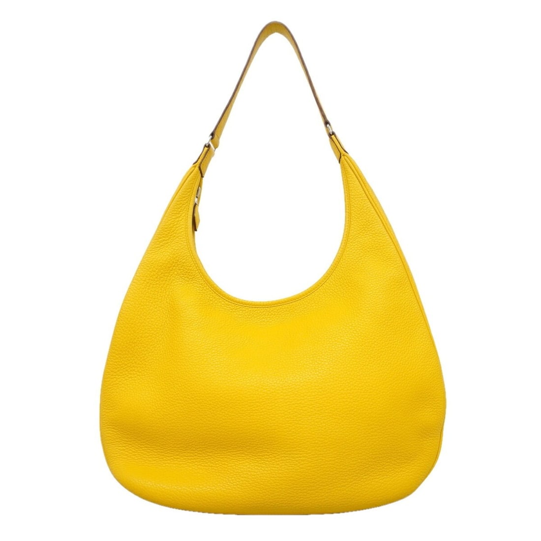 Hermes Shoulder Bag Gao Taurillon Clemence Cumin ?M Stamp Women's: --- Catalog ---Category: SizeSize (HxWxD): 24cm x 37cm x 12.5cm / 9.44'' x 14.56'' x 4.92''Category: DesignType: Shoulder bagColor: YellowGender: WomenMaterial: Taurillon clemence leather Hardware Col