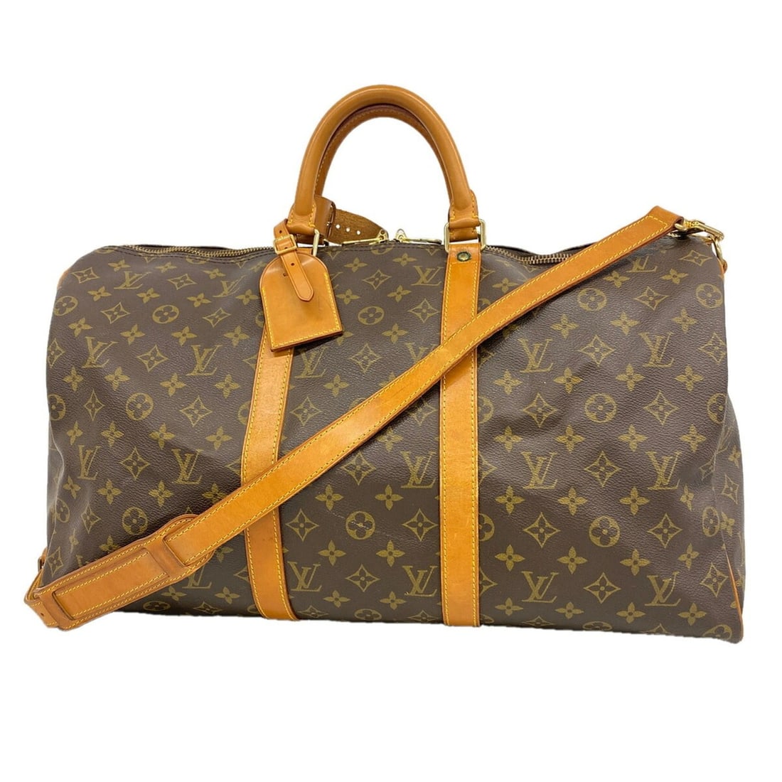 Louis Vuitton Bags - Boston Monogram Keepall Bandoulière 60 M41416 Brown Men's & Women's: --- Catalog ---Category: SizeSize (HxWxD): 29cm x 50cm x 23cm / 11.41'' x 19.68'' x 9.05''Category: DesignType: Boston bagColor: BrownGender: Men,WomenCategory: GeneralMPN: M41416Brand: Louis Vuitton-