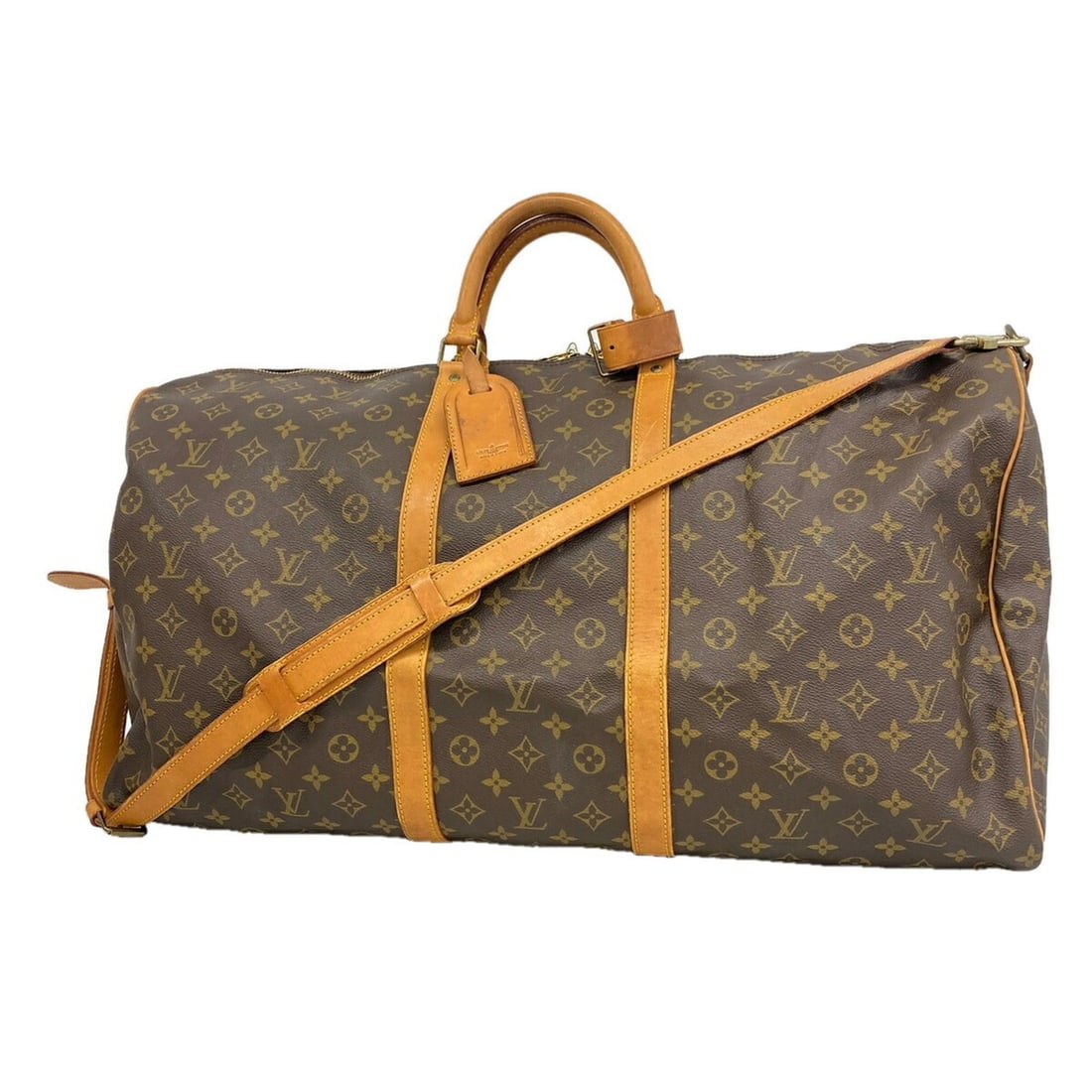 Louis Vuitton Bags - Boston Monogram Keepall Bandoulière 60 M41412 Brown Men's & Women's: --- Catalog ---Category: SizeSize (HxWxD): 34cm x 60cm x 27cm / 13.38'' x 23.62'' x 10.62''Category: DesignType: Boston bagColor: BrownGender: Men,WomenCategory: GeneralMPN: M41412Brand: Louis Vuitton