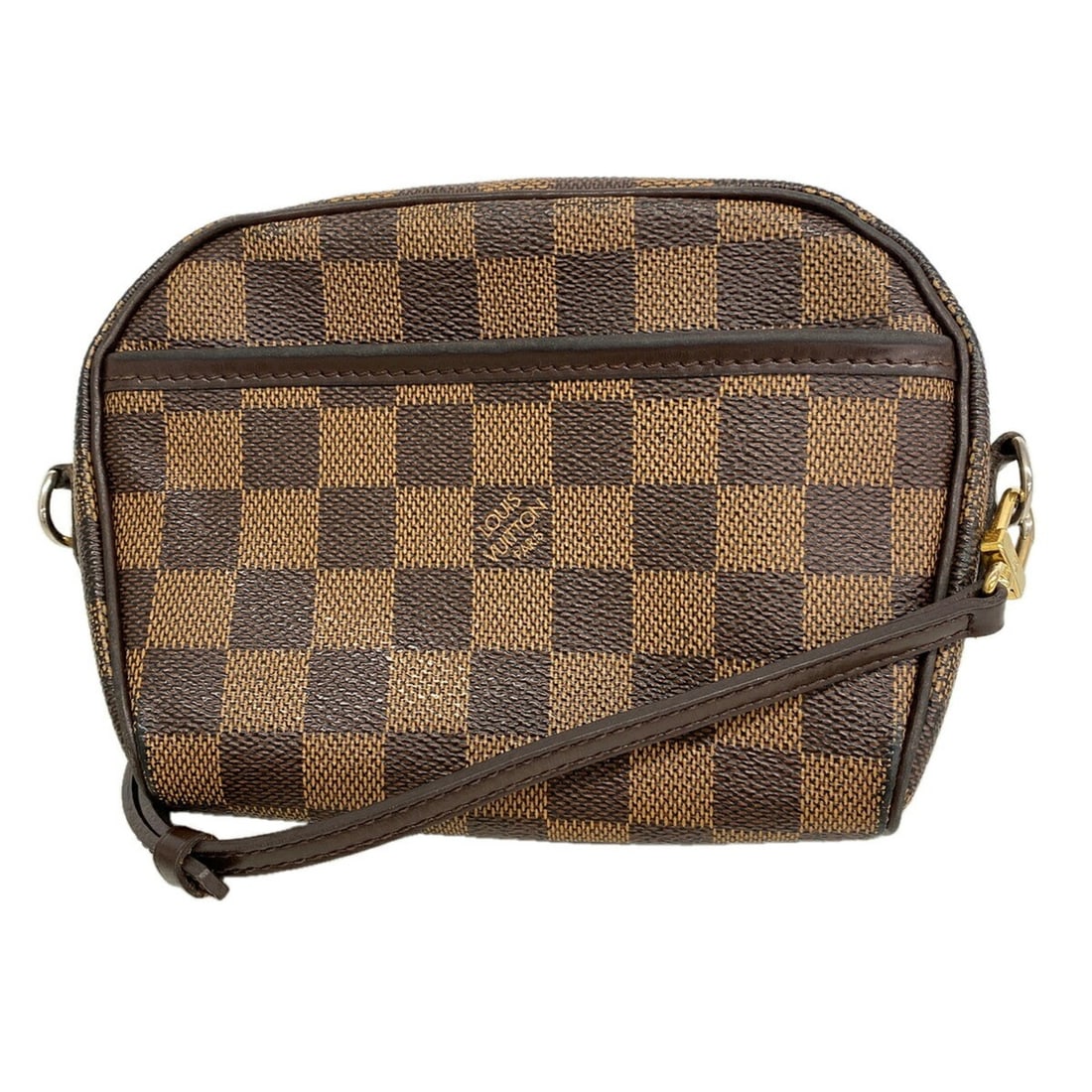 Louis Vuitton Damier Pochette Ipanema Shoulder Bag N51296 Ebene Women's: --- Catalog ---Category: SizeSize (HxWxD): 13cm x 15cm x 3.5cm / 5.11'' x 5.9'' x 1.37''Category: DesignType: Shoulder bagColor: EbeneGender: WomenCategory: GeneralMPN: N51296Brand: Louis Vuitton--- I