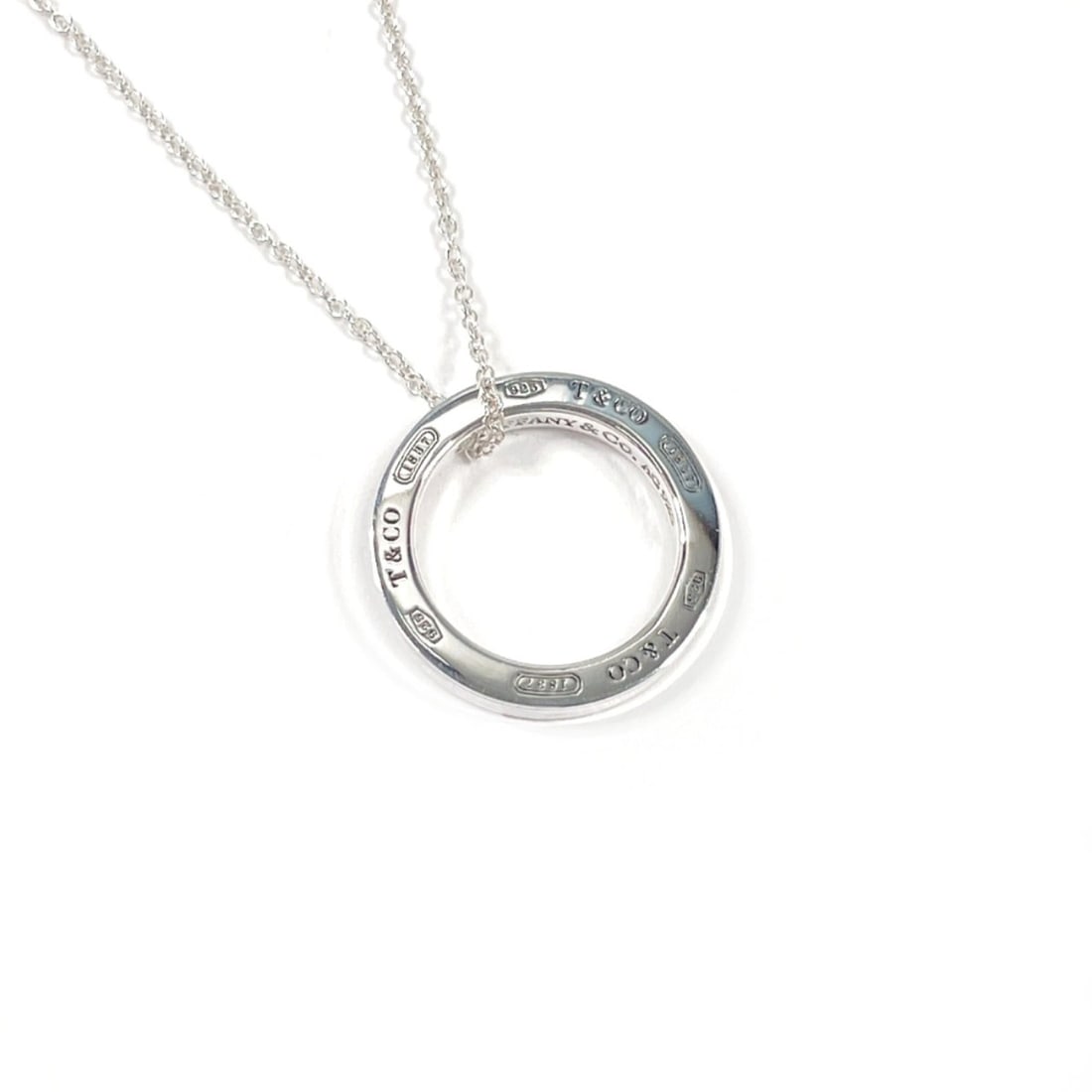 TIFFANY&Co. Tiffany 1837 Circle Necklace, Sterling Silver 925, Unisex (1 of 9)