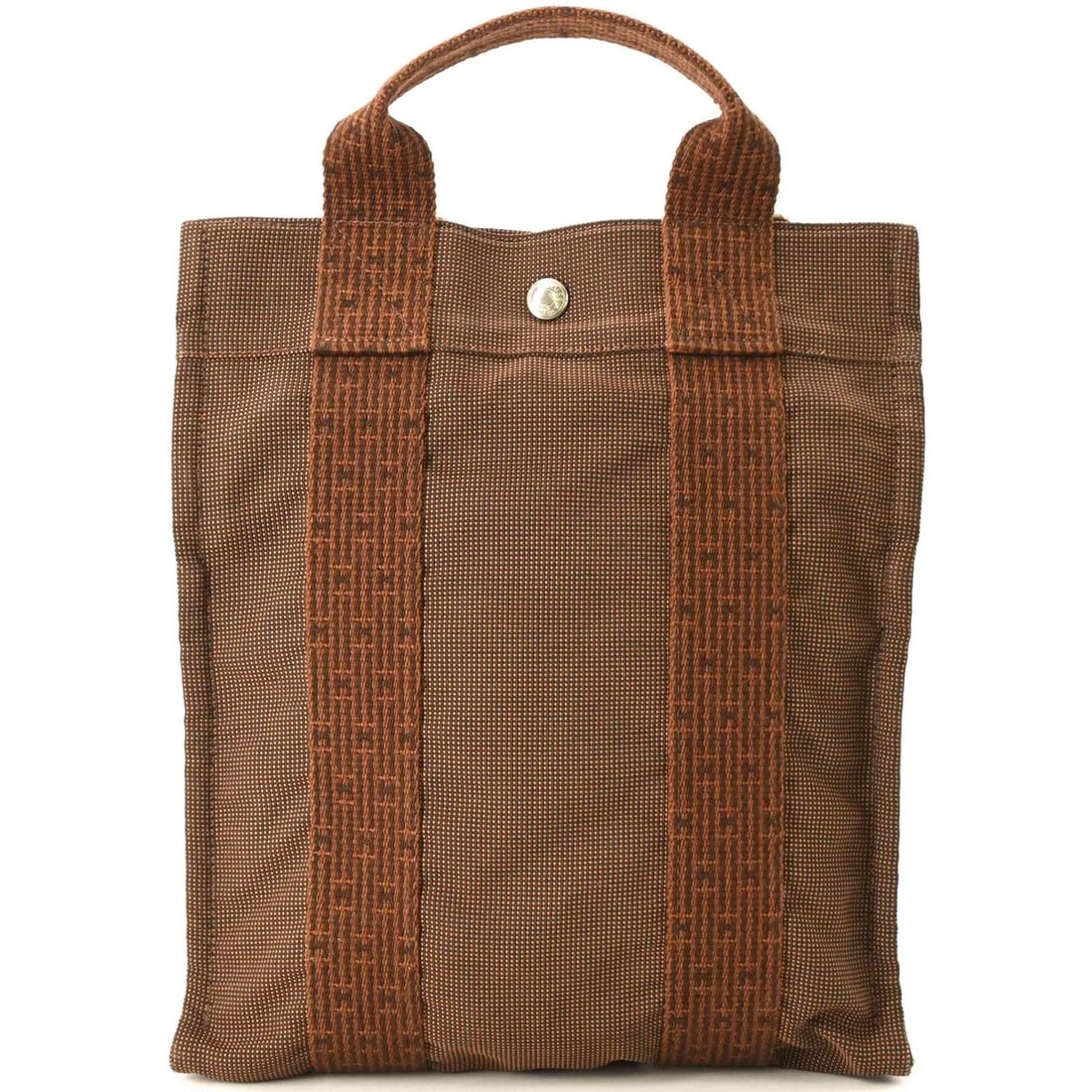 HERMES Hermes Herline Ad PM Nylon Canvas Tote Backpack for Men and Women, Brown: --- Catalog ---Category: SizeSize (HxWxD): 6cm x 26cm x 30cm / 2.36'' x 10.23'' x 11.81''Category: DesignType: BackpackColor: BrownGender: Men,WomenMaterial: Nylon canvas Category: GeneralLine: Her Li