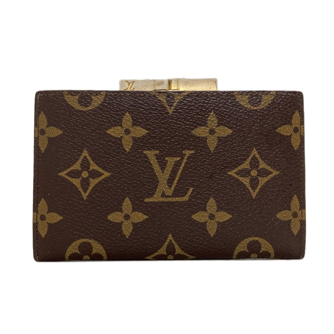 Louis Vuitton T61992 coin purse/wallet, Monogram canvas, women's.: --- Catalog ---Category: SizeSize (HxWxD): 8cm x 13cm x 1cm / 3.14'' x 5.11'' x 0.39''Category: DesignType: Coin purse/coin caseColor: MonogramGender: WomenMaterial: Monogram , Canvas Category: Genera