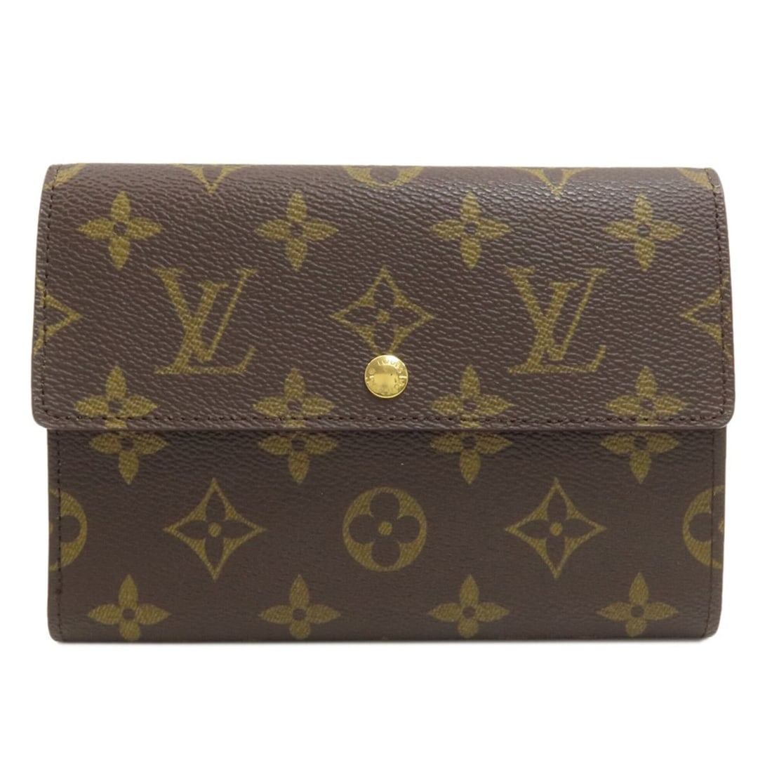 Louis Vuitton M61202 Portefeuille Tresor Etui Papier Tri-fold Wallet, Monogram Canvas, Women's LOUIS (1 of 20)