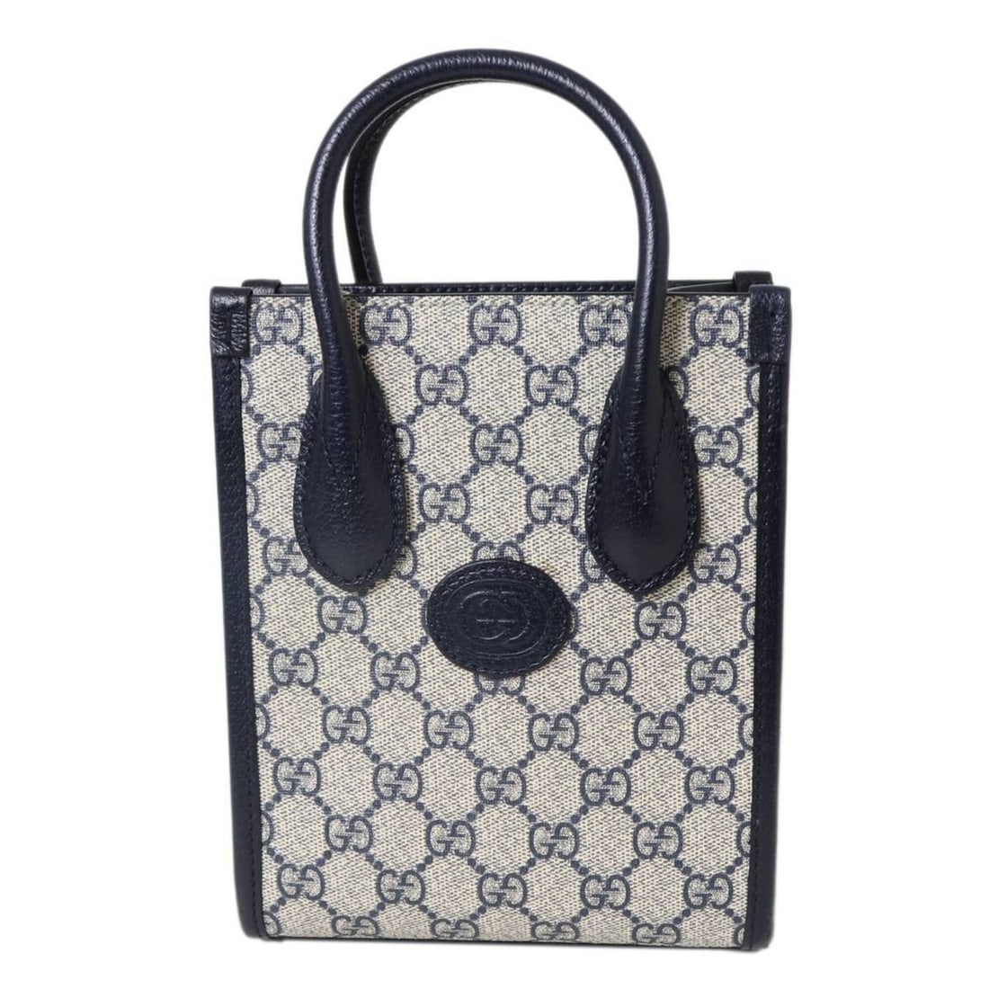 GUCCI 2-way Shoulder Bag / Handbag GG Supreme Beige x Black 671623: --- Catalog ---Category: SizeSize (HxWxD): 19cm x 15.5cm x 7cm / 7.48'' x 6.1'' x 2.75''Category: DesignType: Handbag, Shoulder bagColor: Beige, BlackGender: WomenCategory: GeneralBrand: GucciCountry 