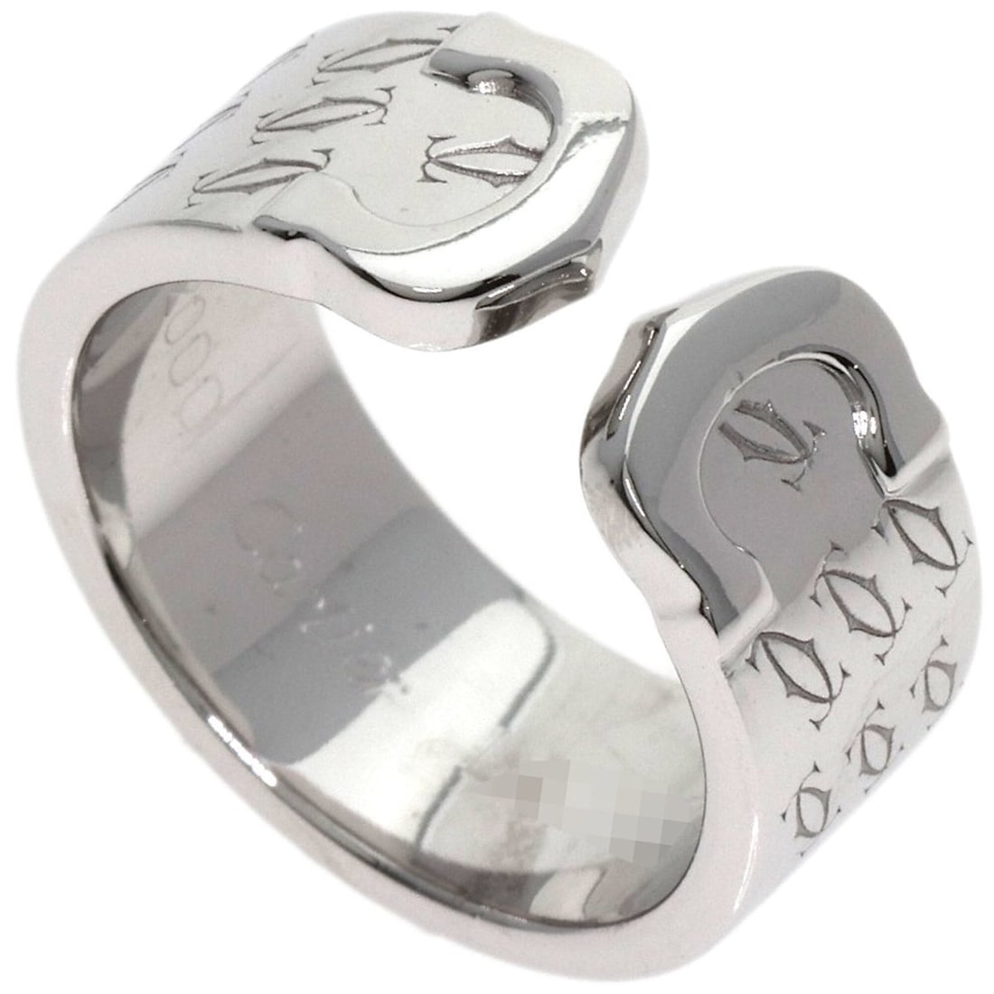 Cartier C2 2000 Christmas Limited Edition #50 Ring, 18K White Gold, Women's.: --- Catalog ---Category: SizeJP Size: 10US Size: 5.5Category: DesignType: Band ringGender: WomenMaterial: White gold (18K)Category: GeneralLine: C2Brand: Cartier--- Item List ---Section: ConditionRank