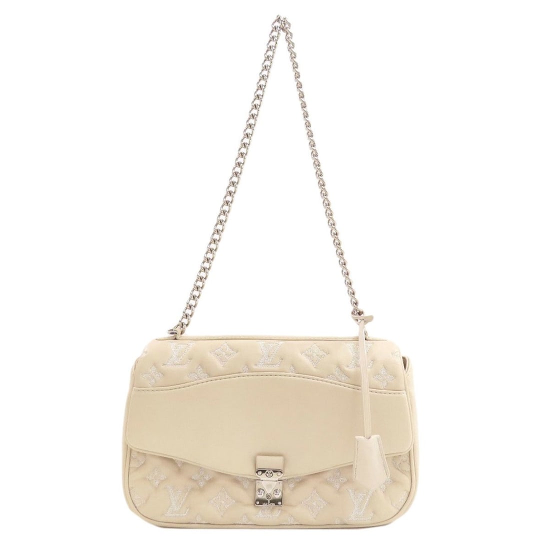 Louis Vuitton M40715 Pochette Monogram Chain Shoulder Bag, Calfskin, Women's LOUIS VUITTON (1 of 18)