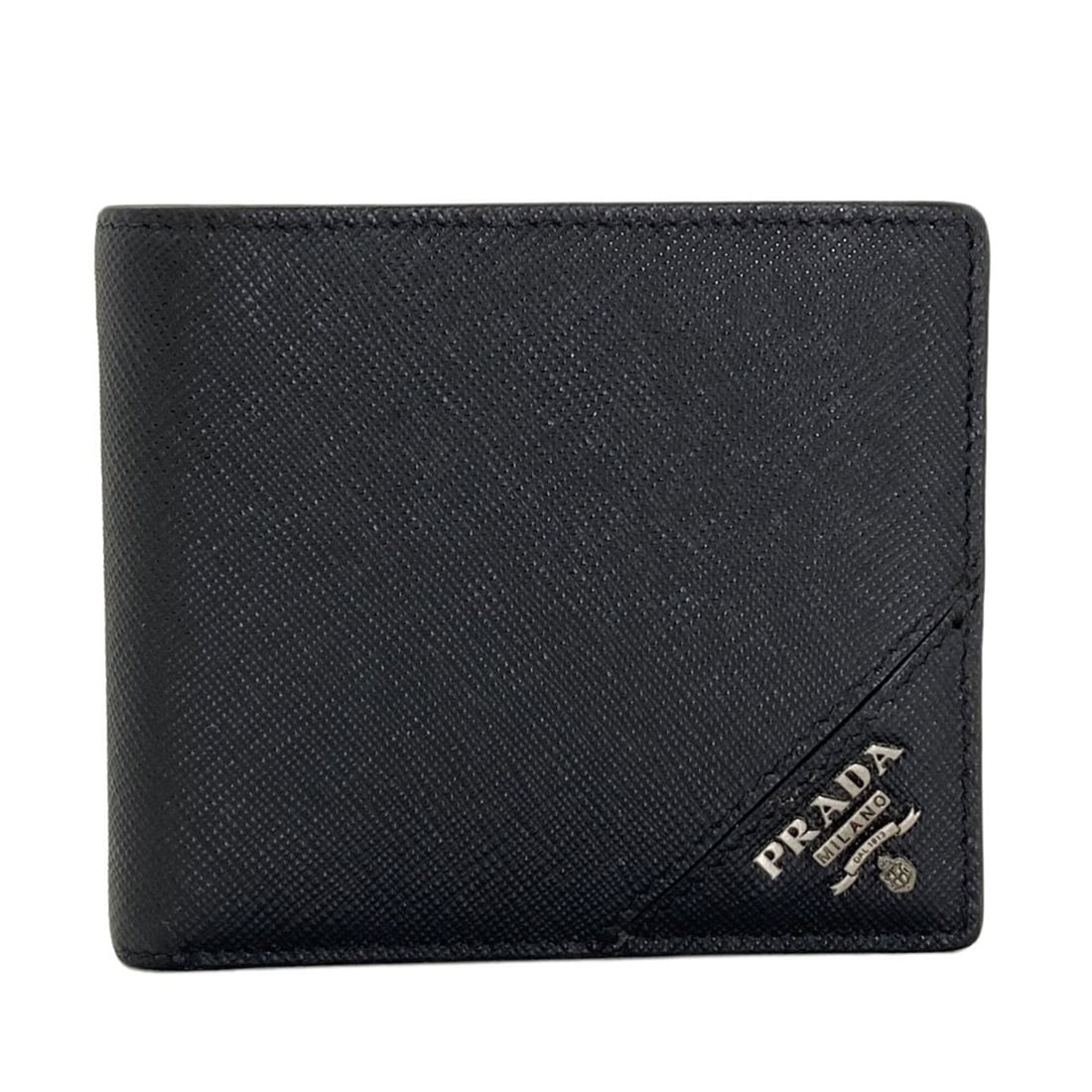 Prada Logo Bi-fold Wallet Saffiano Leather Women's PRADA (1 of 11)