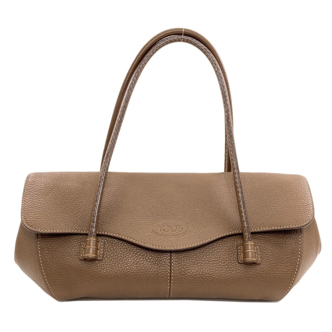 Tod's Cornish Wave Tote Bag, Calfskin, Women's: --- Catalog ---Category: SizeSize (HxWxD): 17cm x 40cm x 13.5cm / 6.69'' x 15.74'' x 5.31''Category: DesignType: Tote bagColor: BrownGender: WomenMaterial: Leather Leather/Fur Type: CalfskinCategory: 