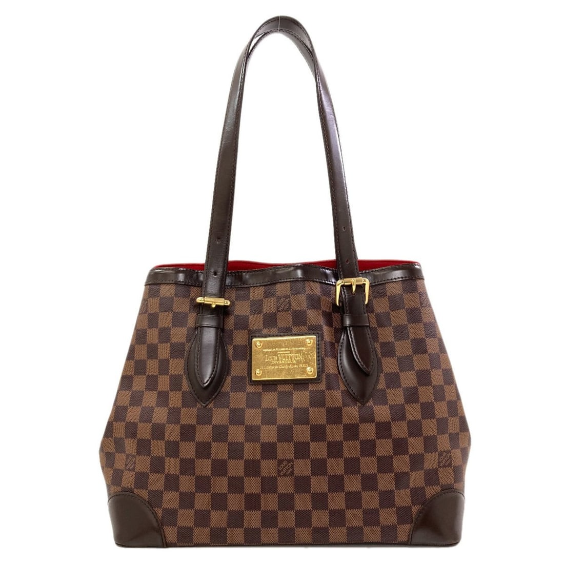 Louis Vuitton N51204 Hampstead MM Tote Bag, Damier Canvas, Women's LOUIS VUITTON: --- Catalog ---Category: SizeSize (HxWxD): 28.5cm x 34.5cm x 17cm / 11.22'' x 13.58'' x 6.69''Category: DesignType: Tote bagColor: Damier Canvas, EbeneGender: WomenMaterial: Damier Canvas Category: Ge