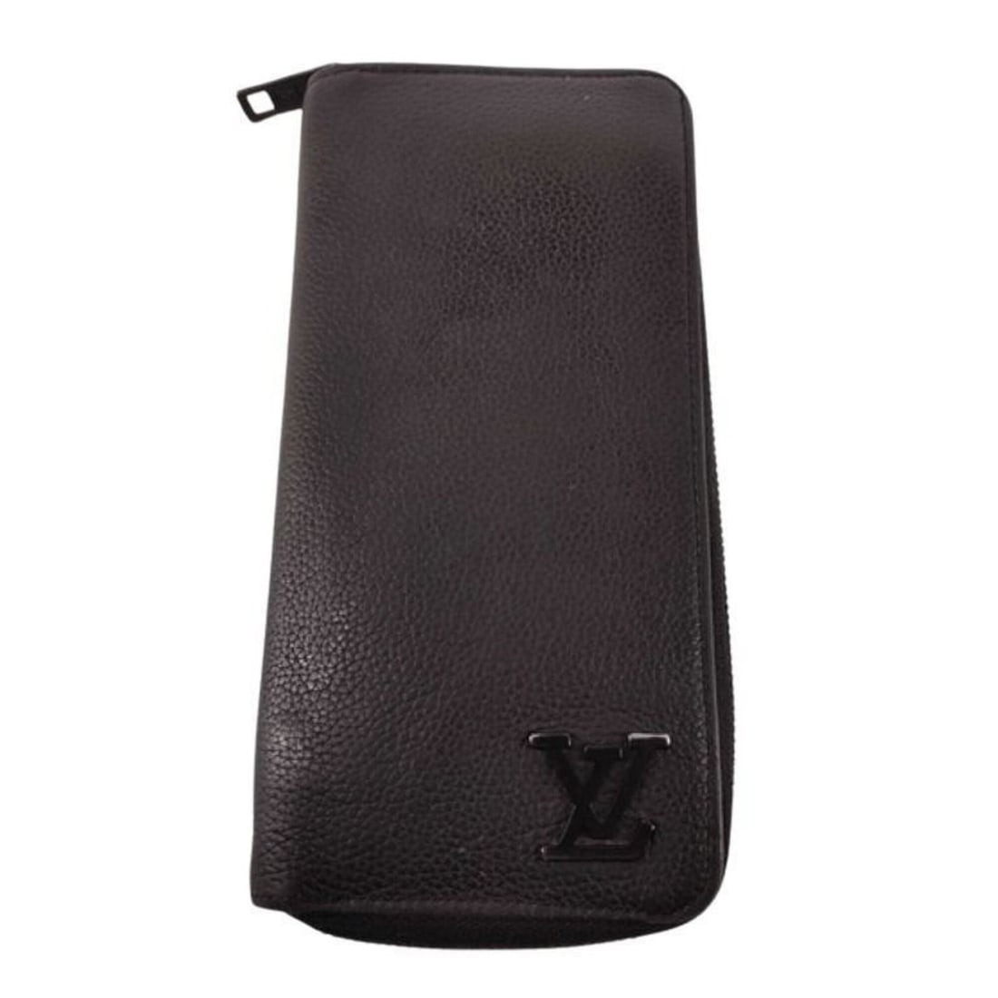 LOUIS VUITTON Long Wallet Aerogram Zippy Vertical M81743 Black Leather Men's Round: --- Catalog ---Category: SizeSize (HxWxD): 20cm x 10cm x 2cm / 7.87'' x 3.93'' x 0.78''Category: DesignType: Long wallet (bi-fold)Color: BlackGender: MenMaterial: Leather Category: GeneralBrand: Louis