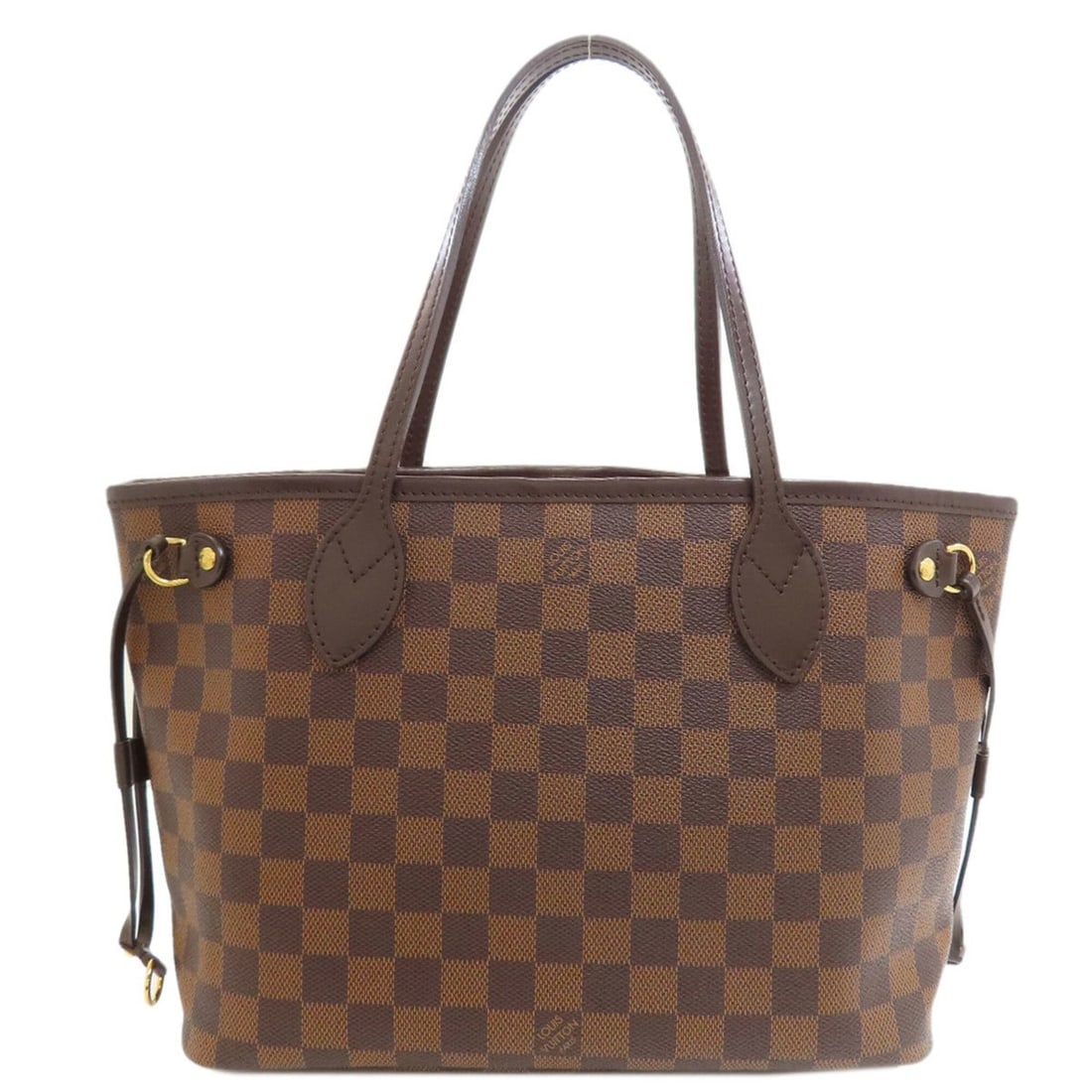 Louis Vuitton N51109 Neverfull PM Tote Bag, Damier Canvas, Women's LOUIS VUITTON: --- Catalog ---Category: SizeSize (HxWxD): 21.5cm x 28cm x 12.5cm / 8.46'' x 11.02'' x 4.92''Category: DesignType: Tote bagColor: Damier Canvas, EbeneGender: WomenMaterial: Damier Canvas Category: