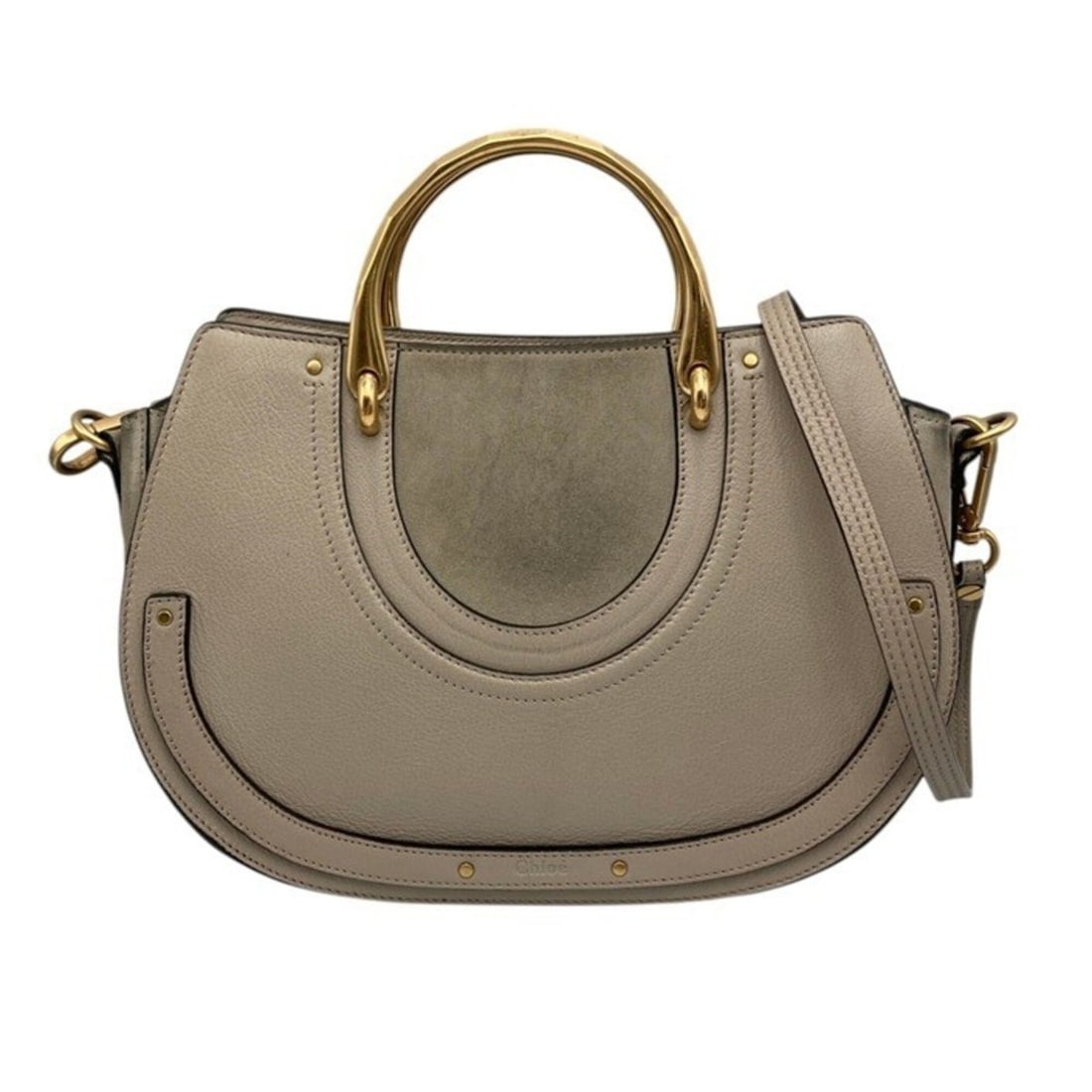Chloé Chloe Pixie Shoulder Bag D4: --- Catalog ---Category: SizeSize (HxWxD): 20cm x 29cm x 9.5cm / 7.87'' x 11.41'' x 3.74''Category: DesignType: Shoulder bagColor: GrayGender: WomenMaterial: Suede Category: GeneralBrand: ChloéCountr