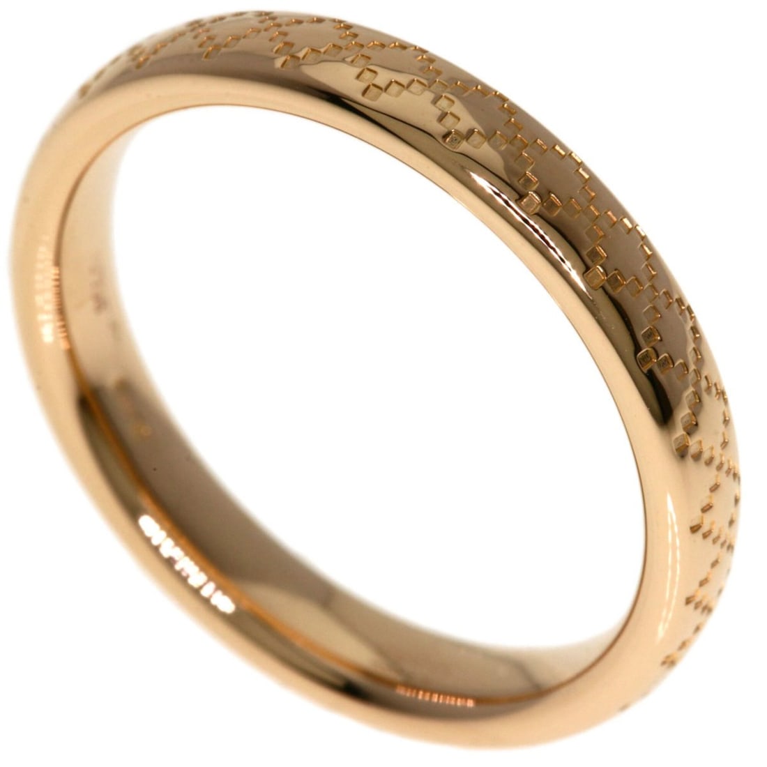 Gucci Diamantissima Ring, 18K Pink Gold, Women's.: --- Catalog ---Category: SizeJP Size: 17US Size: 8.5Category: DesignType: Band ringGender: WomenMaterial: Pink gold (18K)Category: GeneralBrand: Gucci--- Item List ---Section: ConditionRanking: Rank A