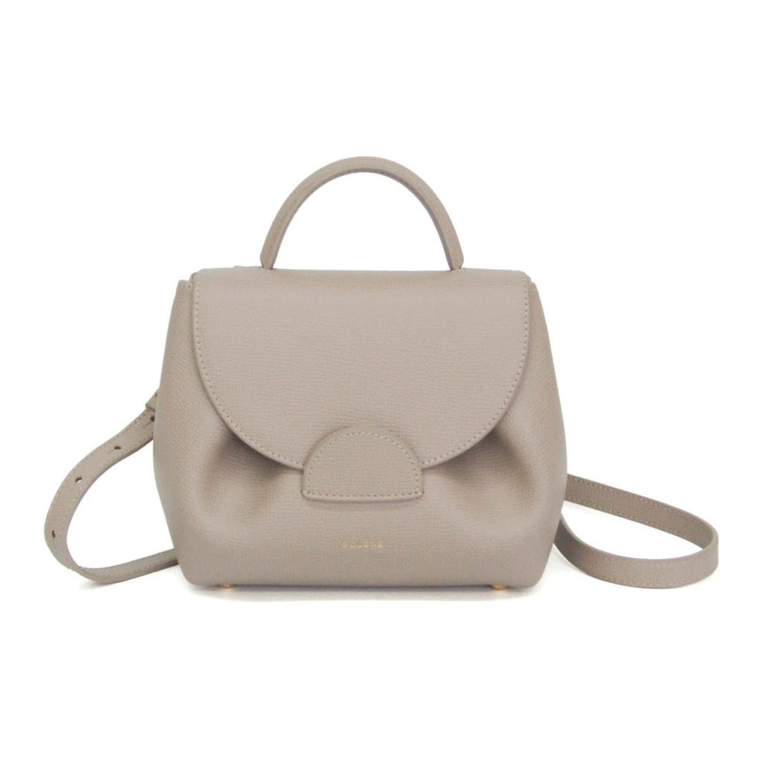 POLÈNE Numéro Un Nano Women's Leather Shoulder Bag Grayish: --- Catalog ---Category: SizeSize (HxWxD): 17cm x 20cm x 8cm / 6.69'' x 7.87'' x 3.14''Strap Length: 105cm - 120cm / 41.33'' - 47.24''Handle Length: 16cm / 6.29''Category: DesignType: Shoulder bagColo