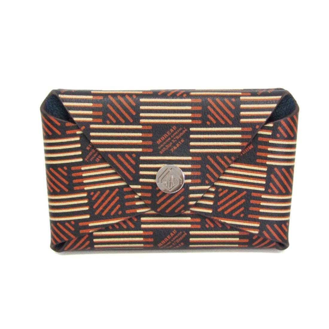 Moreau Origami Double Pocket Leather Card Case Brown,Cream (1 of 13)