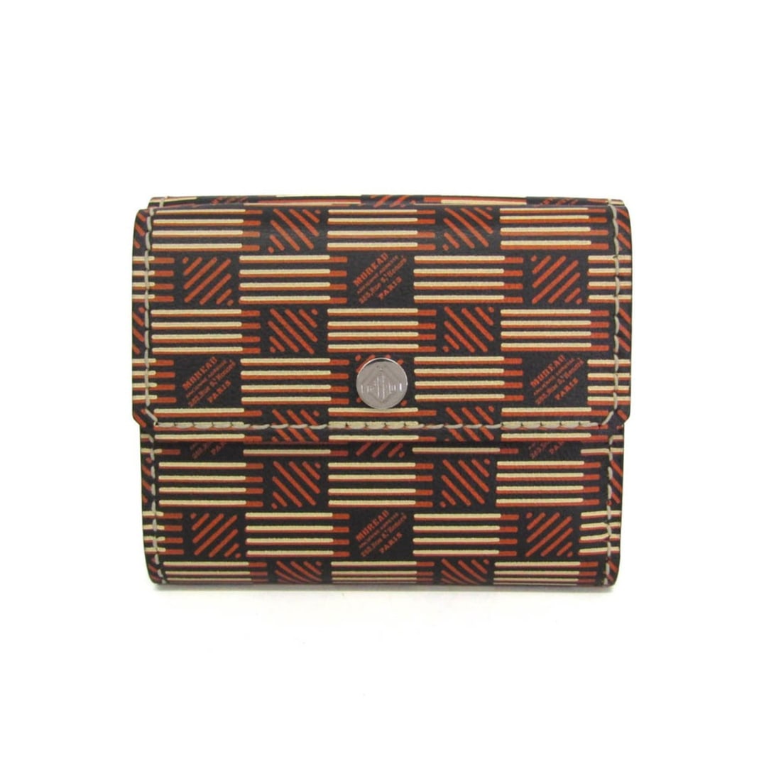 Moreau Men,Women Leather Wallet (tri-fold) Beige,Brown: --- Catalog ---Category: SizeSize (HxWxD): 8.5cm x 10.5cm x 2cm / 3.34'' x 4.13'' x 0.78''Category: DesignType: Wallet (tri-fold)Color: Beige, BrownGender: Men,WomenClosure: Snap fastenerMaterial: Lea