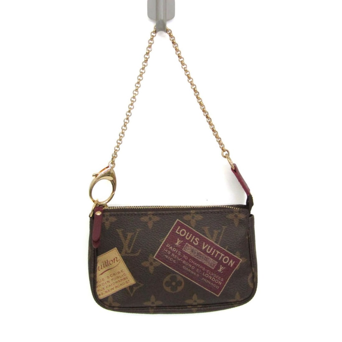Louis Vuitton Monogram Mini Pochette Accessoires Label Collection M63798 Women,Men Handbag,Pouch: --- Catalog ---Category: SizeSize (HxWxD): 10cm x 15.5cm x 3.5cm / 3.93'' x 6.1'' x 1.37''Handle Length: 31cm / 12.2''Category: DesignType: Handbag, PouchColor: Monogram, WineGender: Women,MenClosure:
