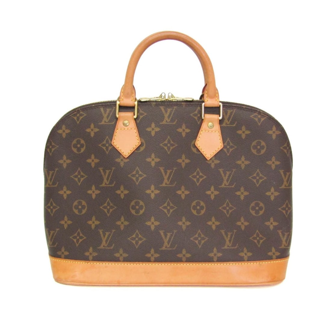 Louis Vuitton Monogram Alma M51130 Women's Handbag Brown: --- Catalog ---Category: SizeSize (HxWxD): 24cm x 32cm x 17cm / 9.44'' x 12.59'' x 6.69''Handle Length: 29cm / 11.41''Category: DesignType: HandbagColor: BrownGender: WomenClosure: ZipperMaterial: Mon