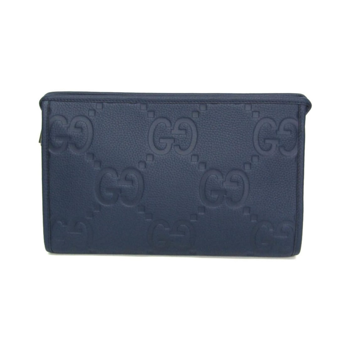 Gucci Jumbo GG 825959 Men's Leather Clutch Bag Blue: --- Catalog ---Category: SizeSize (HxWxD): 18cm x 28cm x 8cm / 7.08'' x 11.02'' x 3.14''Category: DesignType: Clutch bagColor: BlueGender: MenClosure: ZipperMaterial: Leather Inner Pocket: Zipper pock