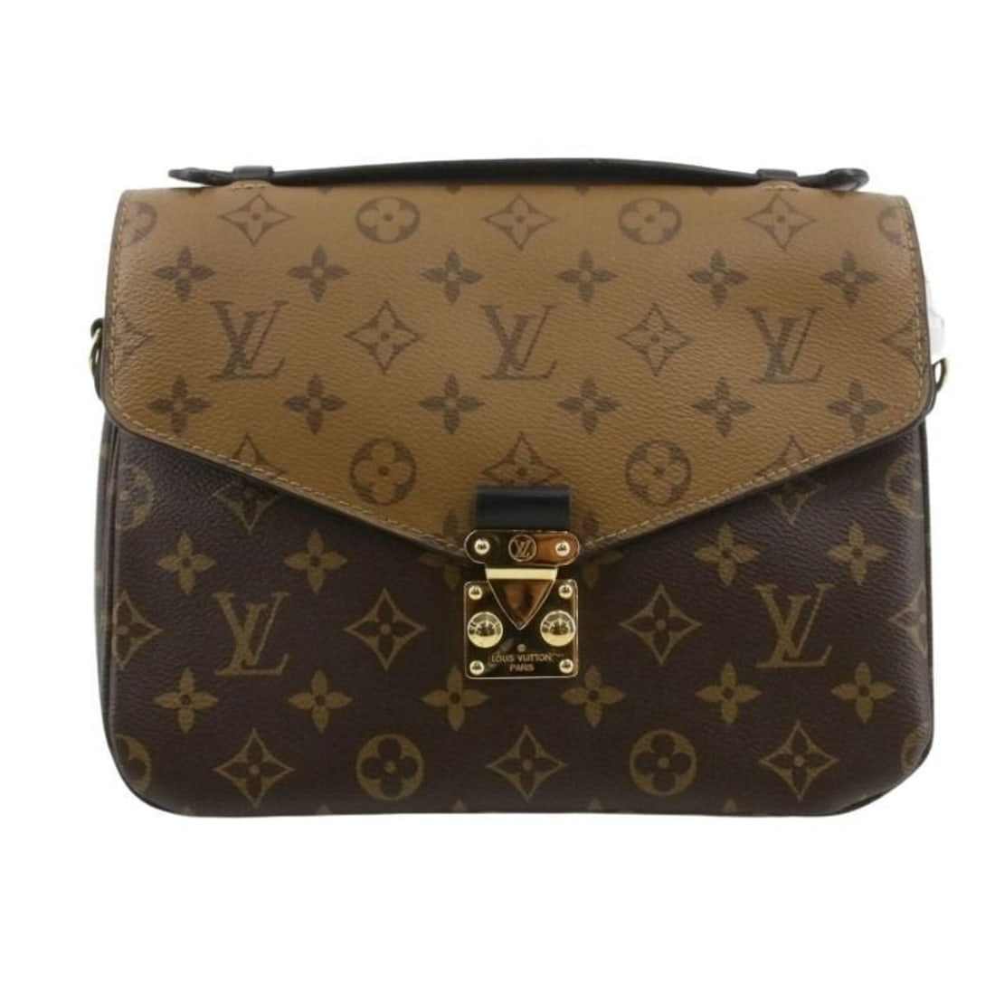 LOUIS VUITTON Handbag Pochette Metis MM M44876 Brown Monogram Reverse Women's (1 of 10)